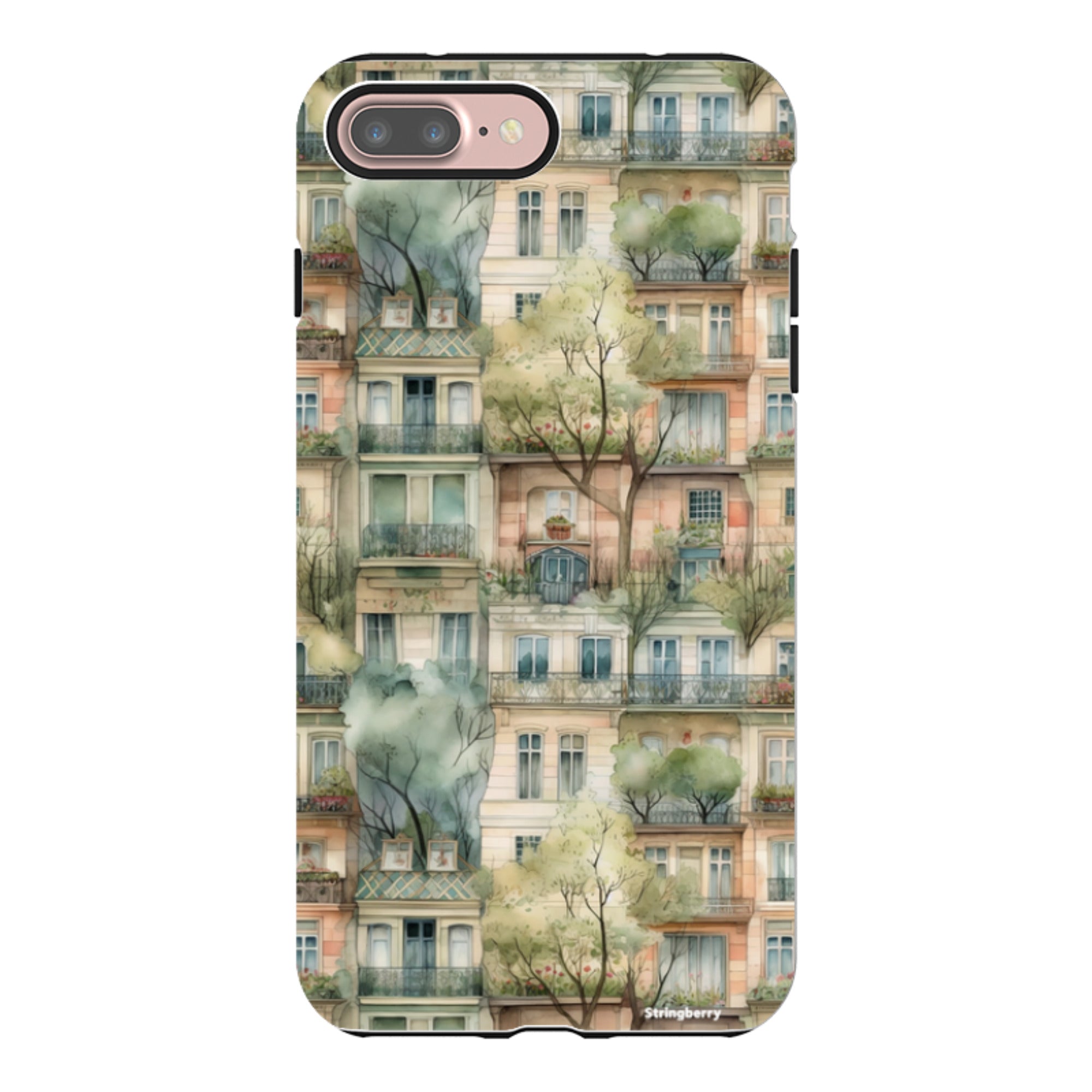 iPhone Tough Case - Montmartre Houses