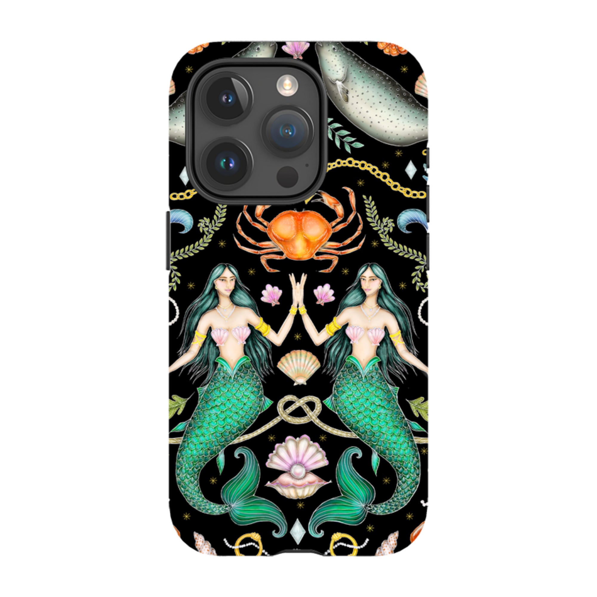 iPhone MagSafe Tough Case - Triton's Treasure By Catherine Rowe