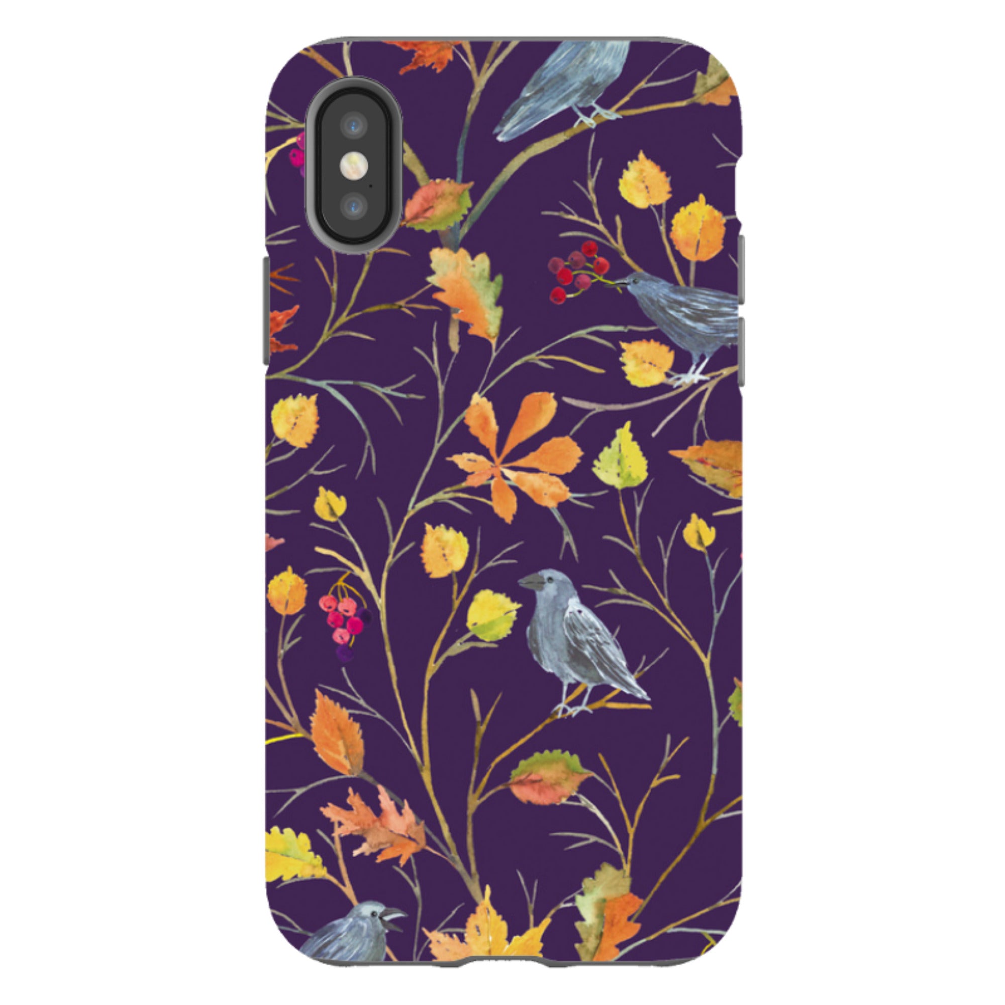 iPhone Tough Case - Autumn Pattern By Elisabeth Haager