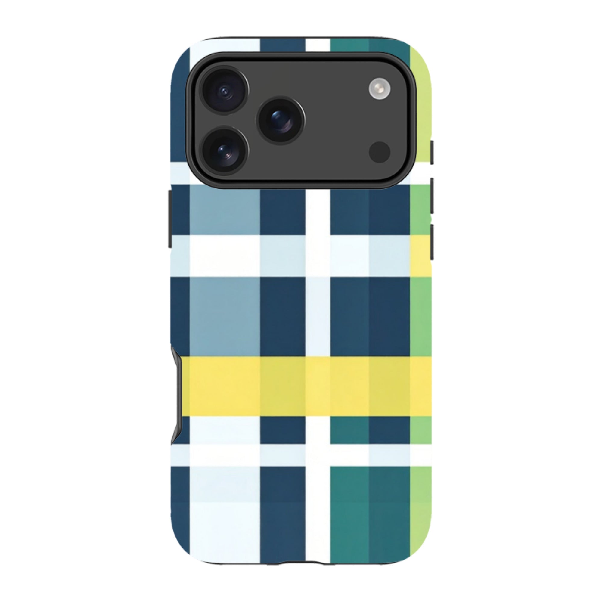 iPhone MagSafe Tough Case - Forest Gingham