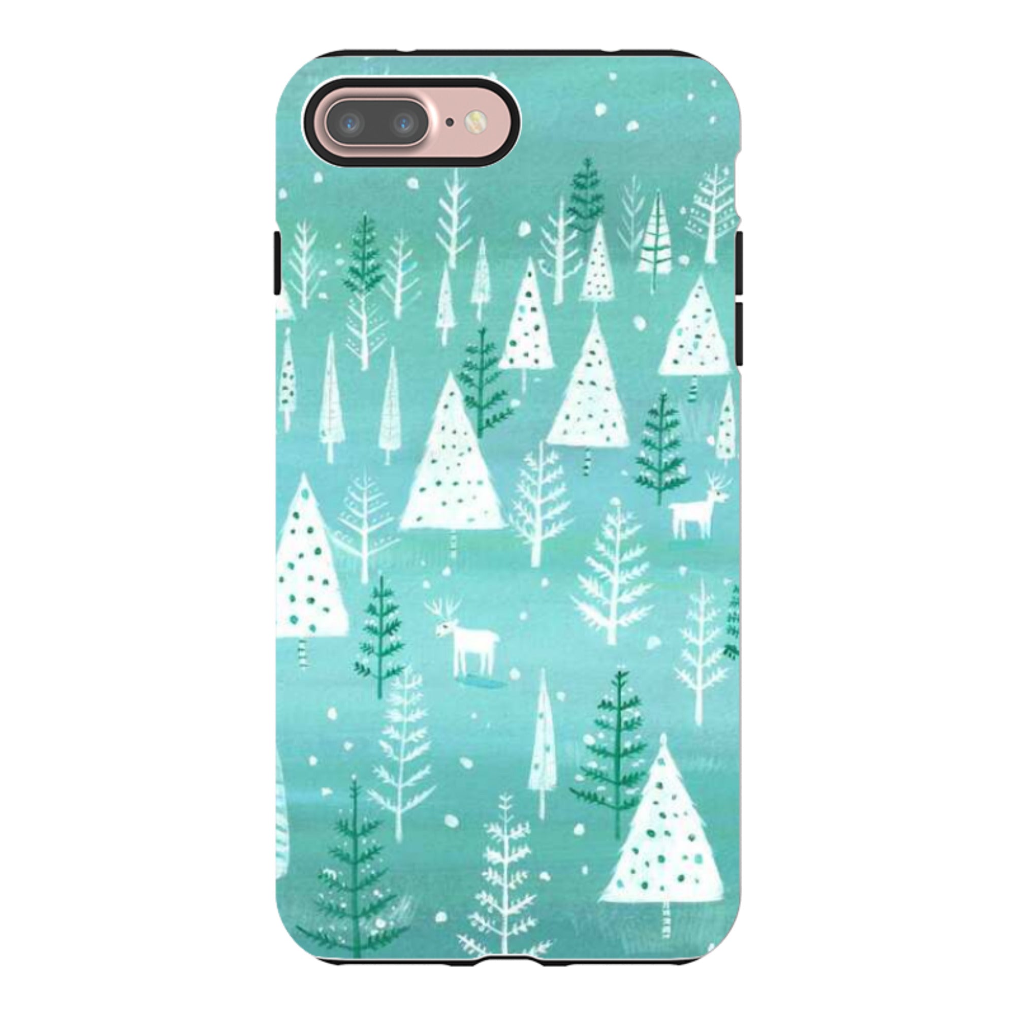 iPhone Tough Case - Teal Tundra By Mary Stubberfield