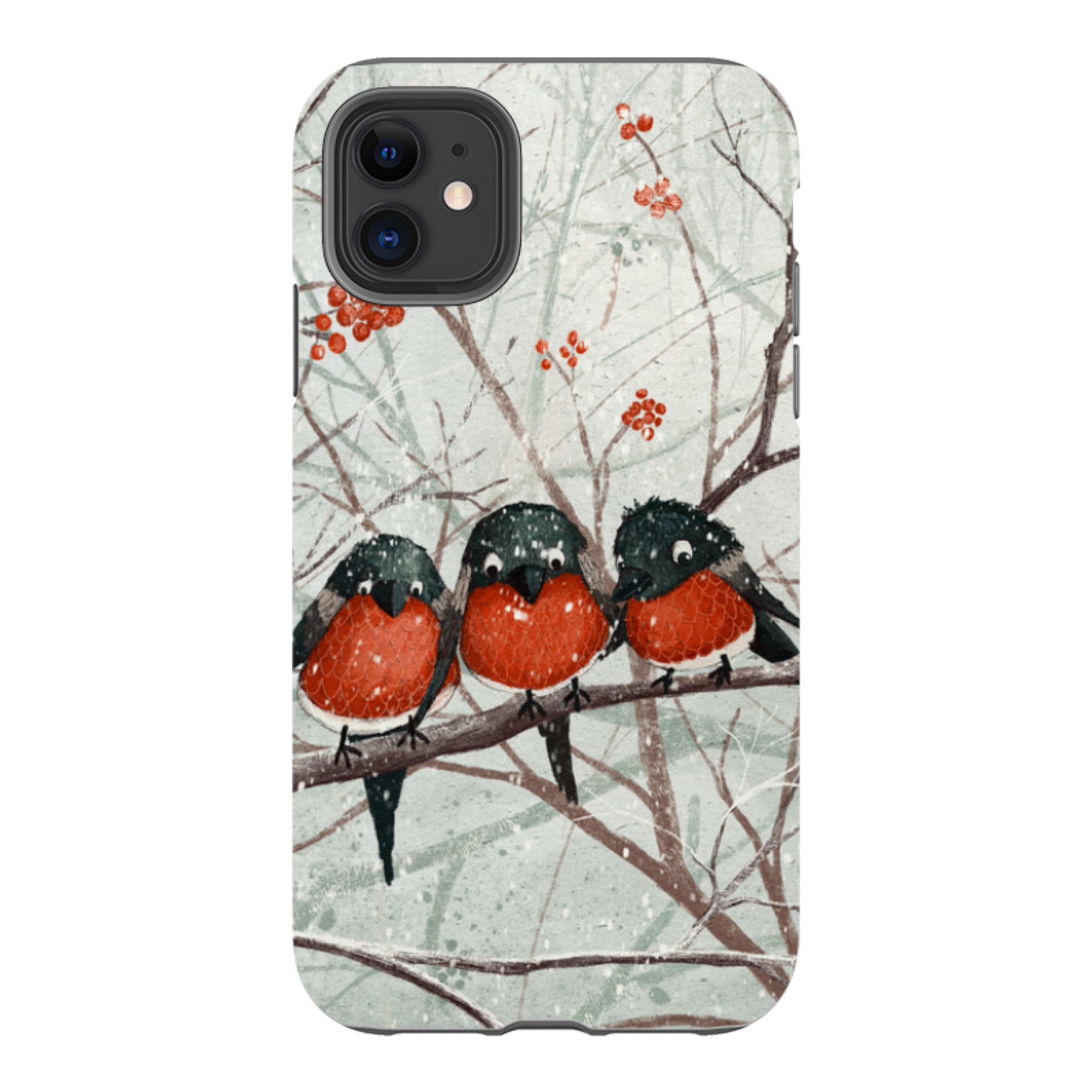 iPhone Tough Case - Frosted Branches By Maja Lindberg