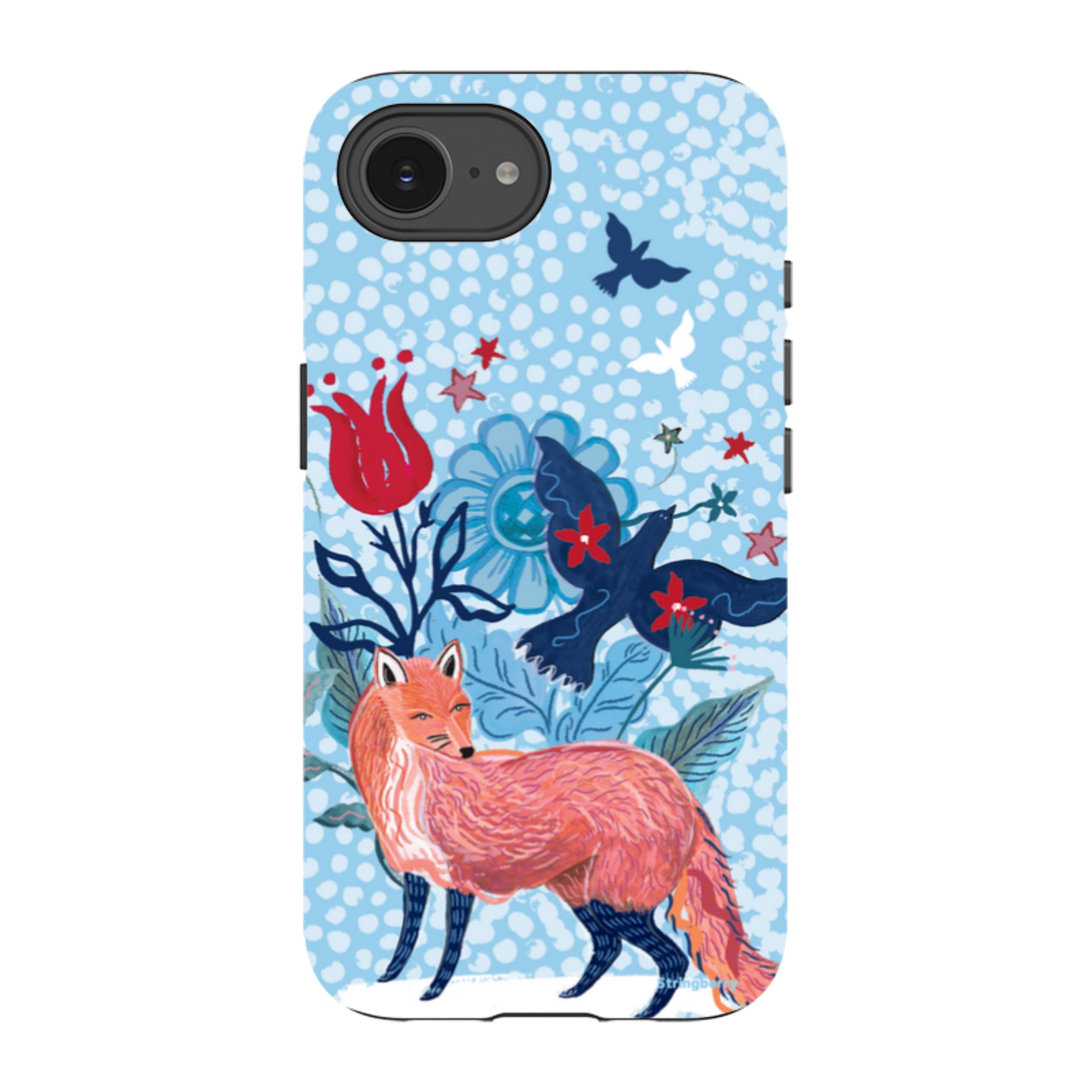 iPhone Tough Case - Fox By Emma Frances Grant