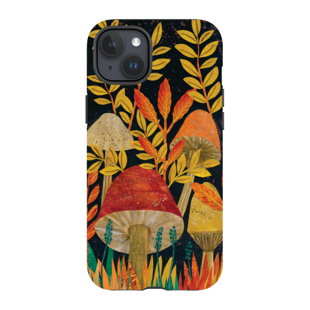 iPhone Tough Case - Mushrooms By Tracey English