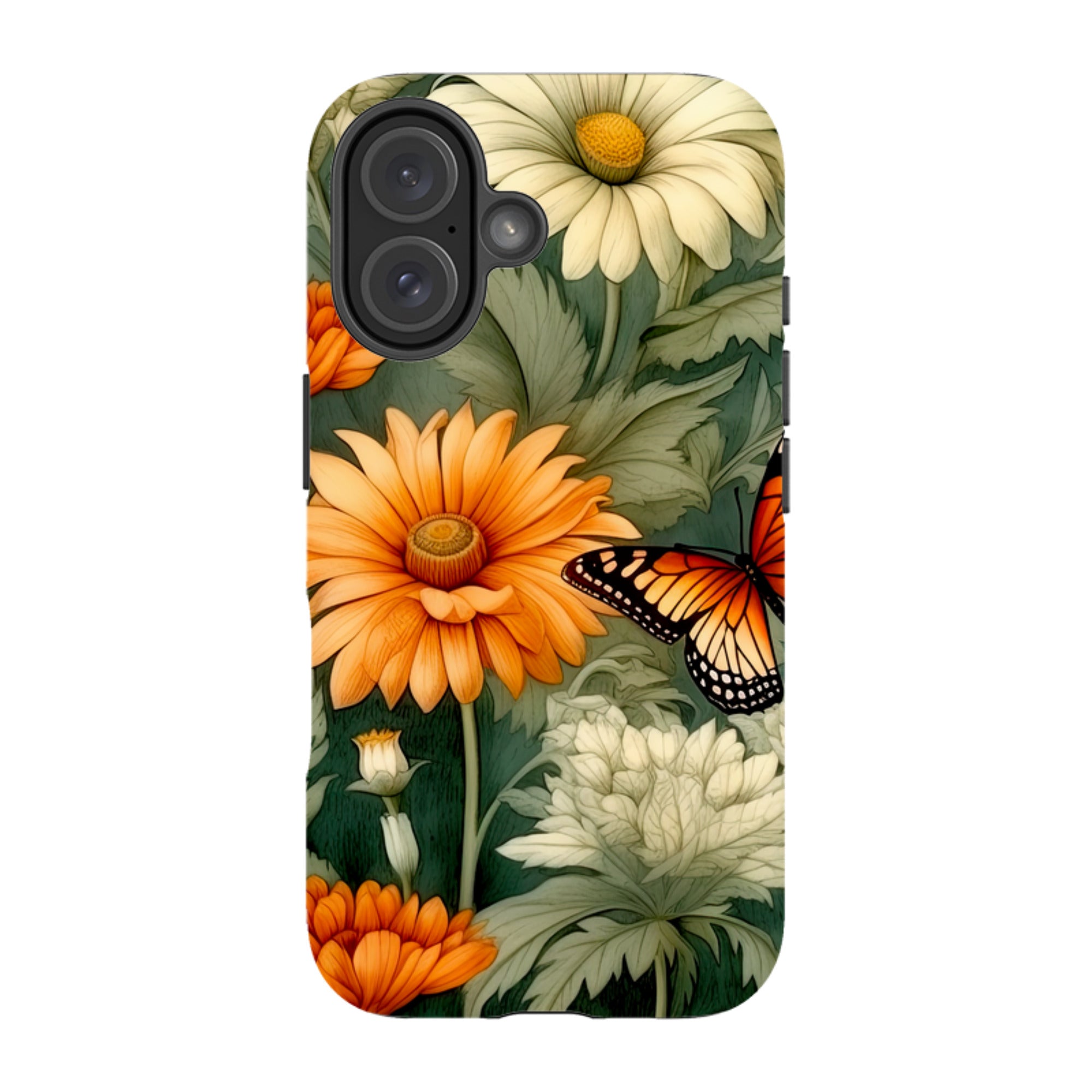 iPhone MagSafe Tough Case - Butterfly Daisies IV