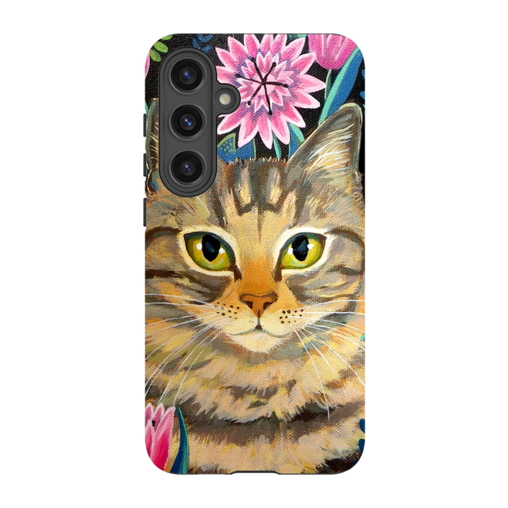 Samsung Tough Case - Tabby Cat By Mary Stubberfield