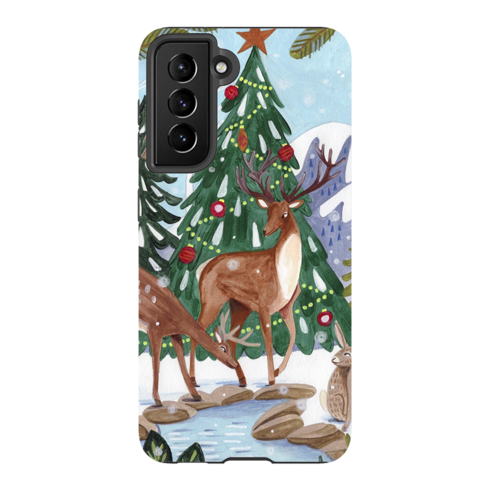 Samsung Tough Case - Winter Forest By Caroline Bonne Muller