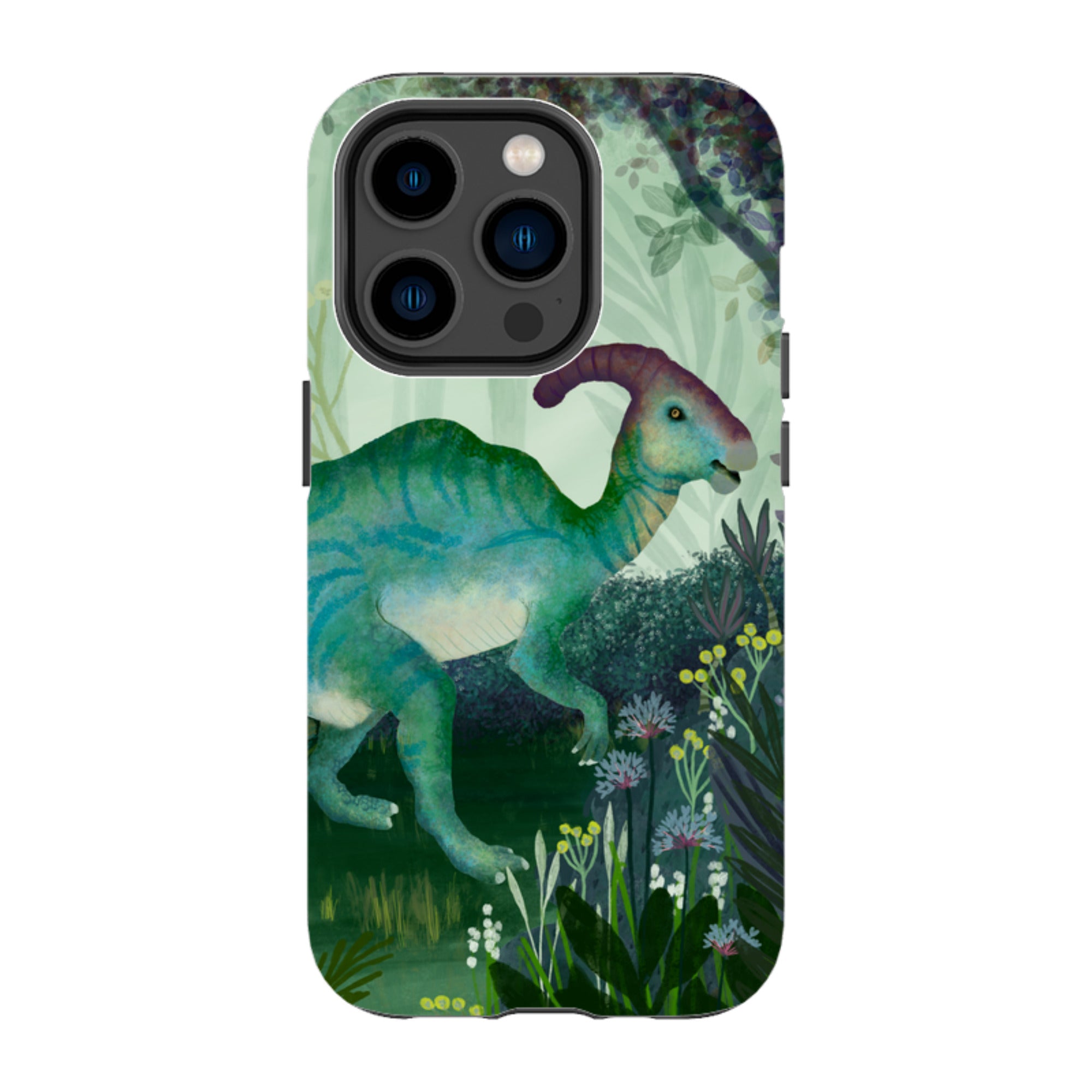 iPhone MagSafe Tough Case - Dino Park III By Katherine Quinn