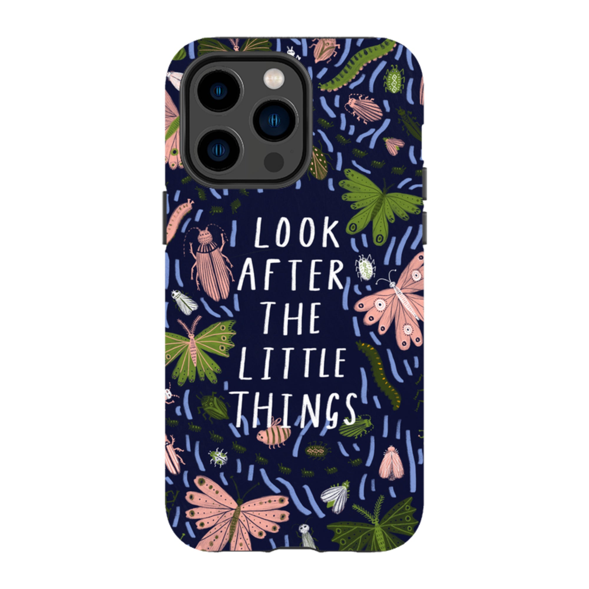 iPhone Tough Case - Little Things Blue By Lee Foster Wilson