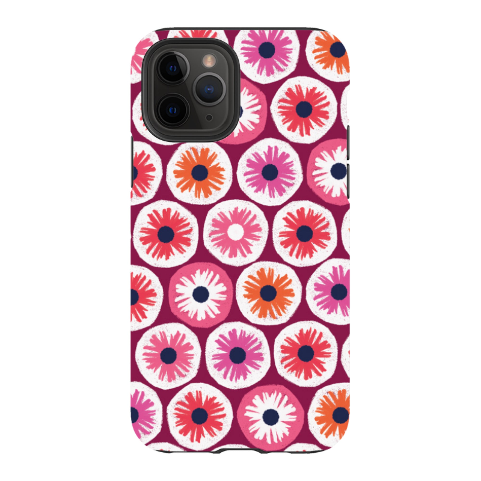 iPhone Tough Case - Penny Flowers Red By Ali Brookes