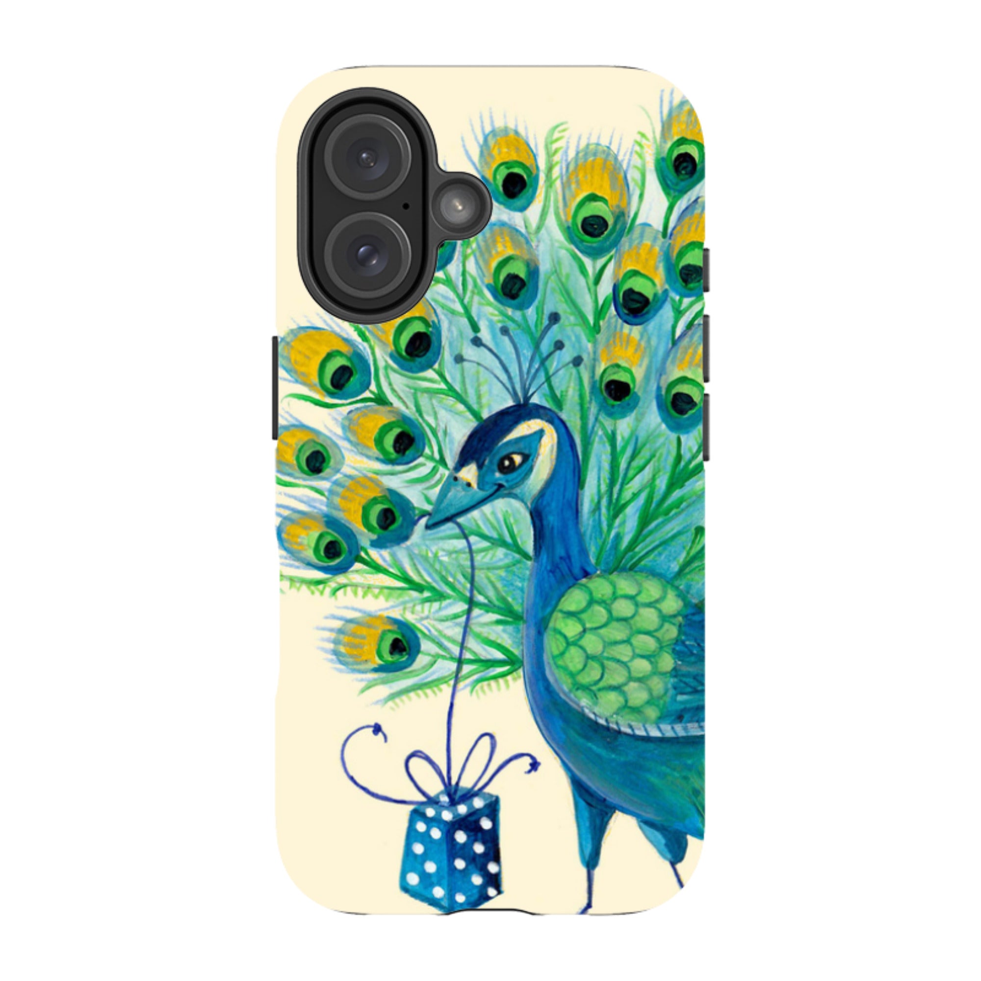 iPhone MagSafe Tough Case -  Peacock Present By Caroline Bonne Muller