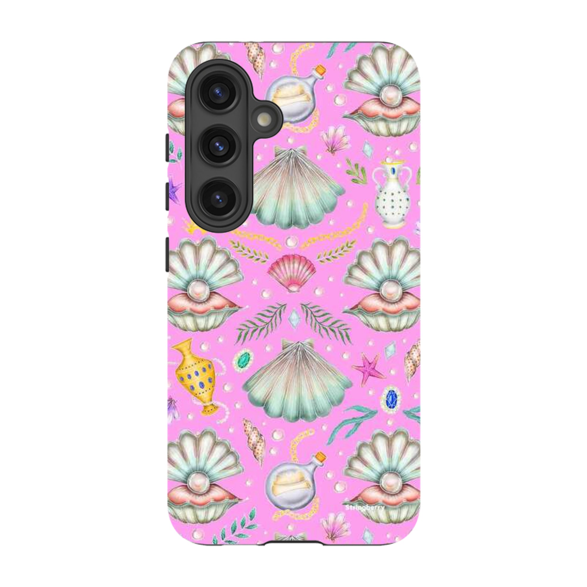 Samsung Tough Case - Pearl's Fantasy Candy Pink By Catherine Rowe