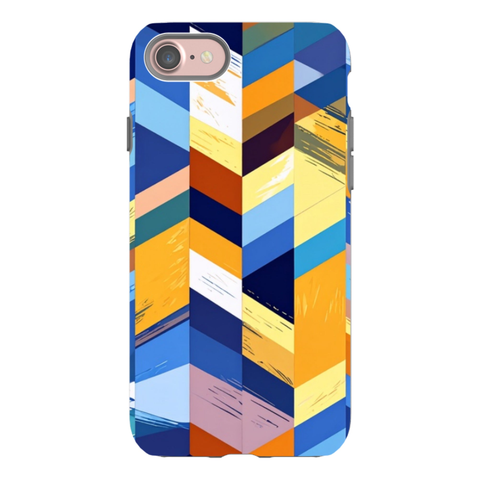 iPhone Tough Case - Technicolor Stripes