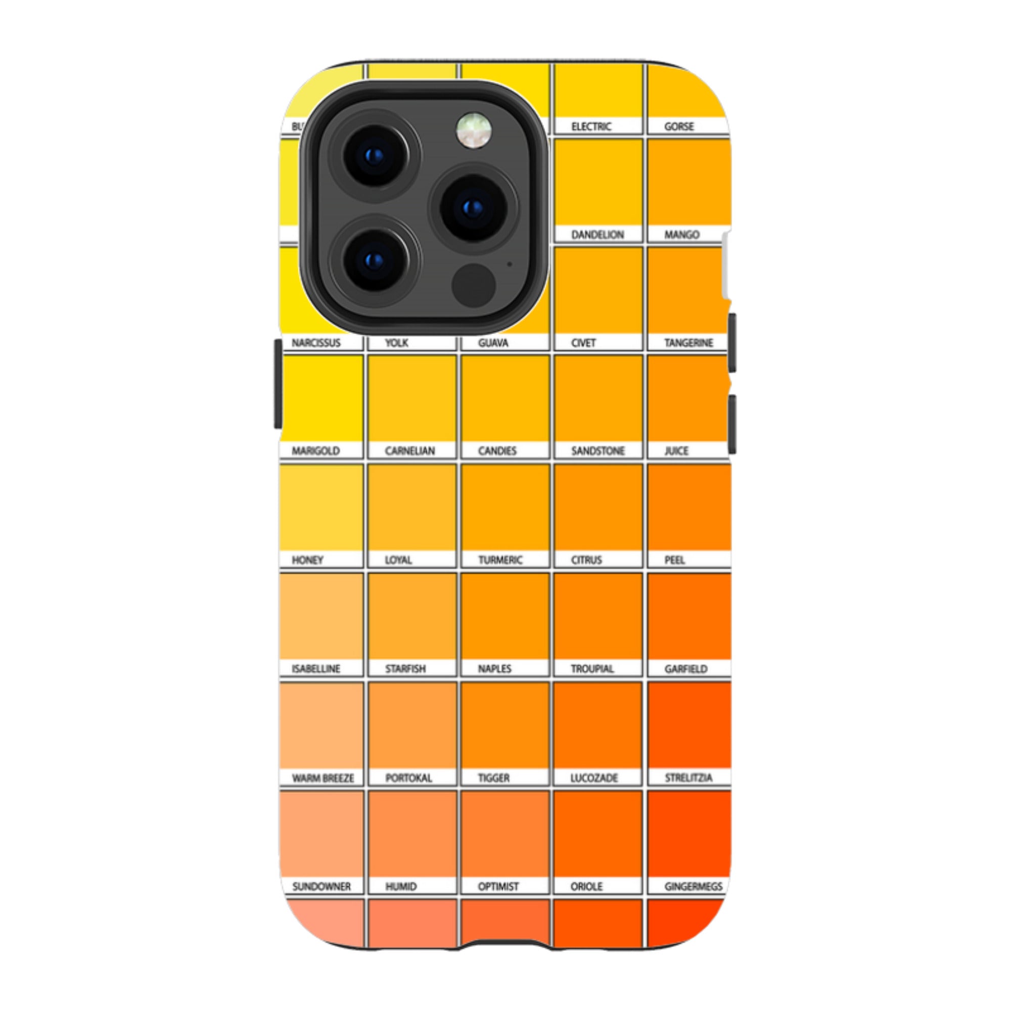 iPhone Tough Case - Yellow Chromology By Kitty Joseph