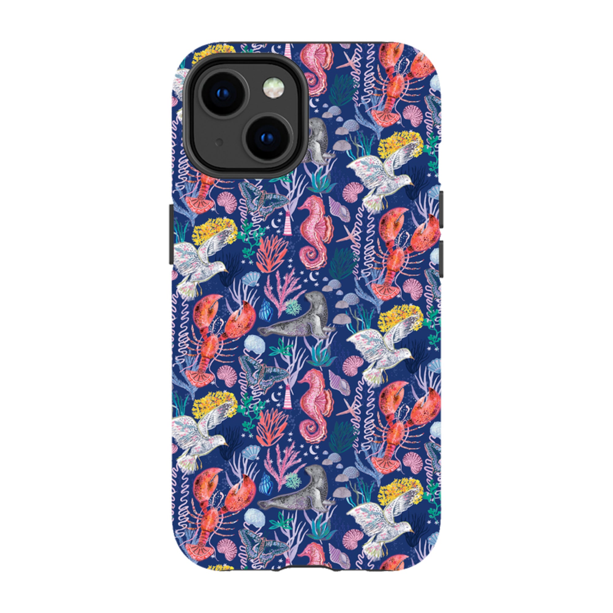 iPhone Case - Coastline Pattern-C By Emma Frances Grant