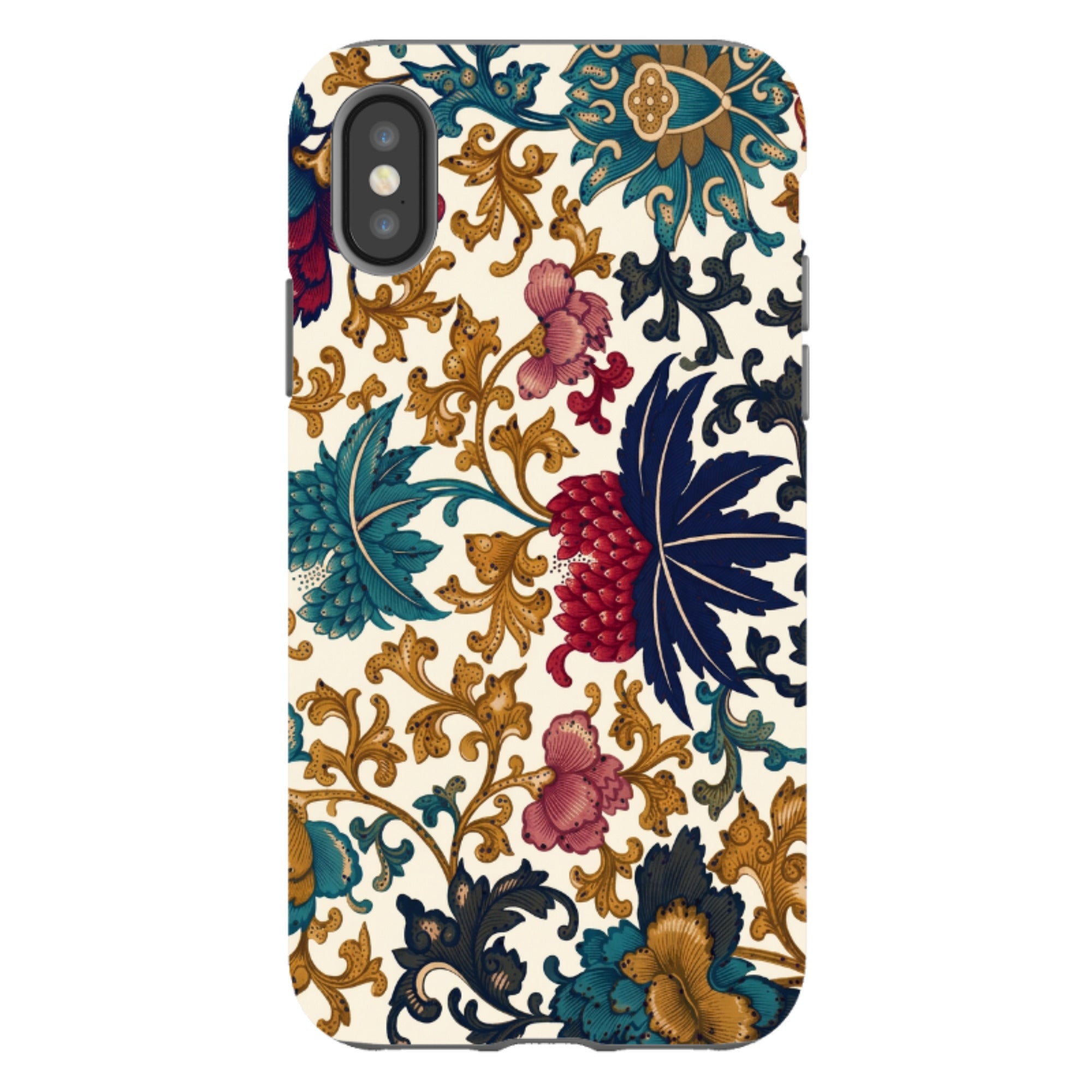 iPhone Tough Case - Vintage Damask Floral