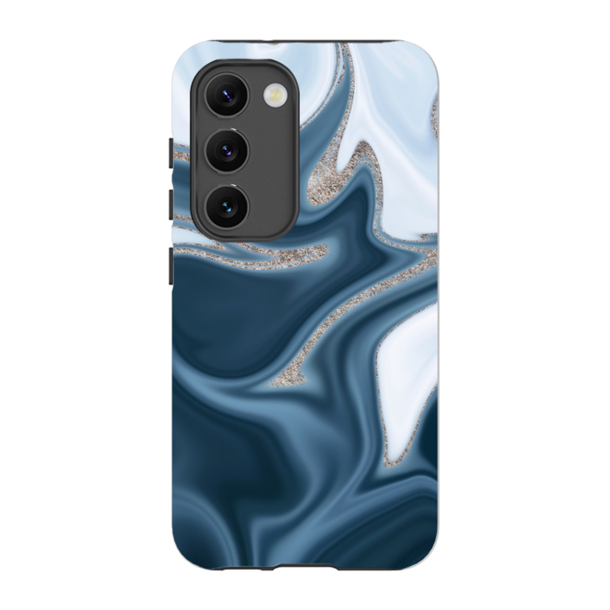 Samsung Tough Case - Blue Ice (case does not glitter)
