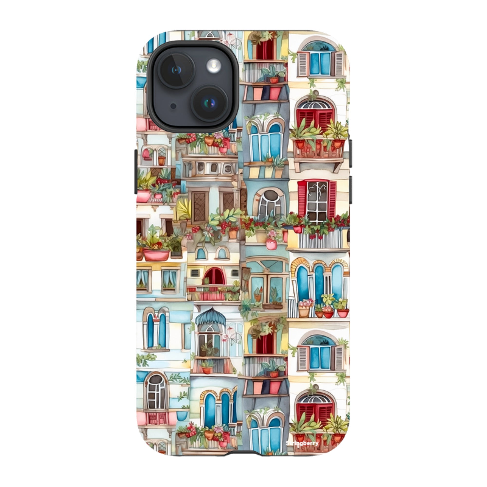 iPhone Tough Case - Floral Balcony II