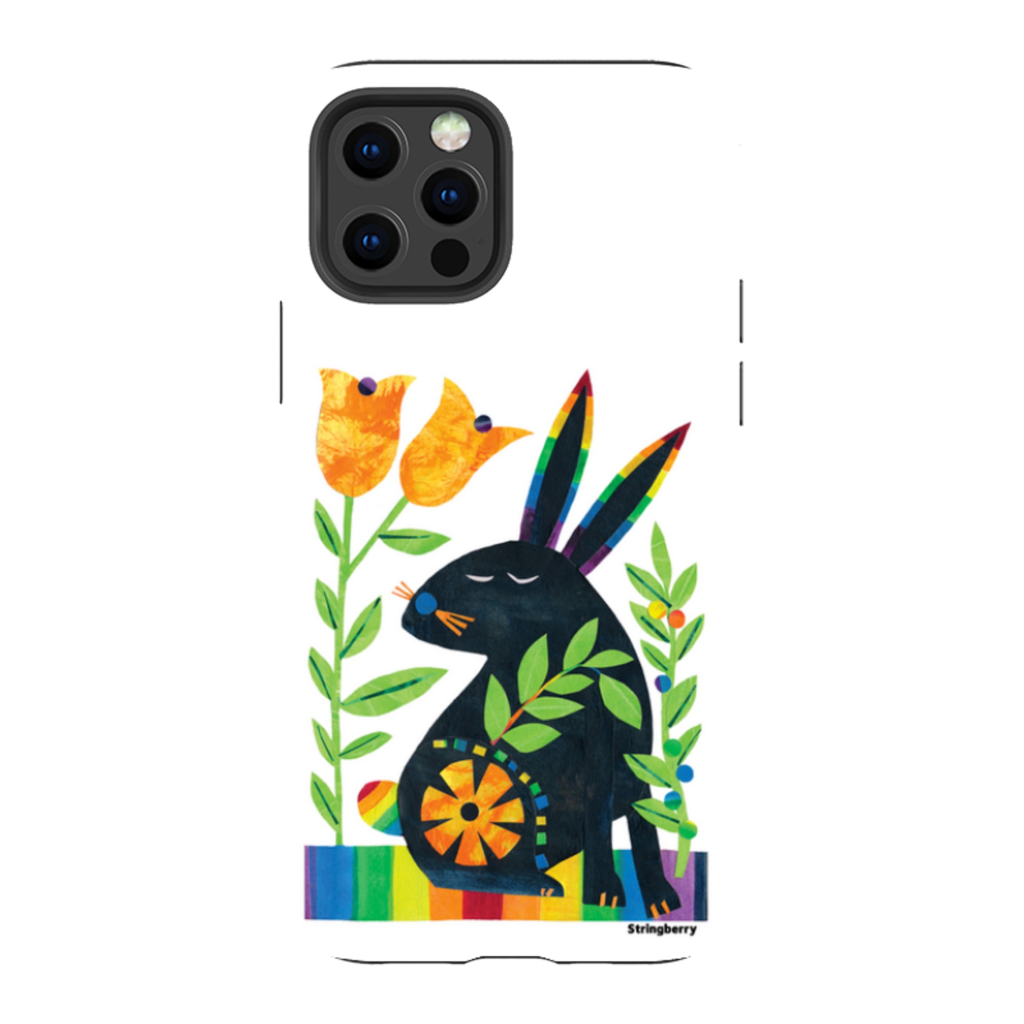 iPhone Tough Case - Pride Rabbit By Tracey English