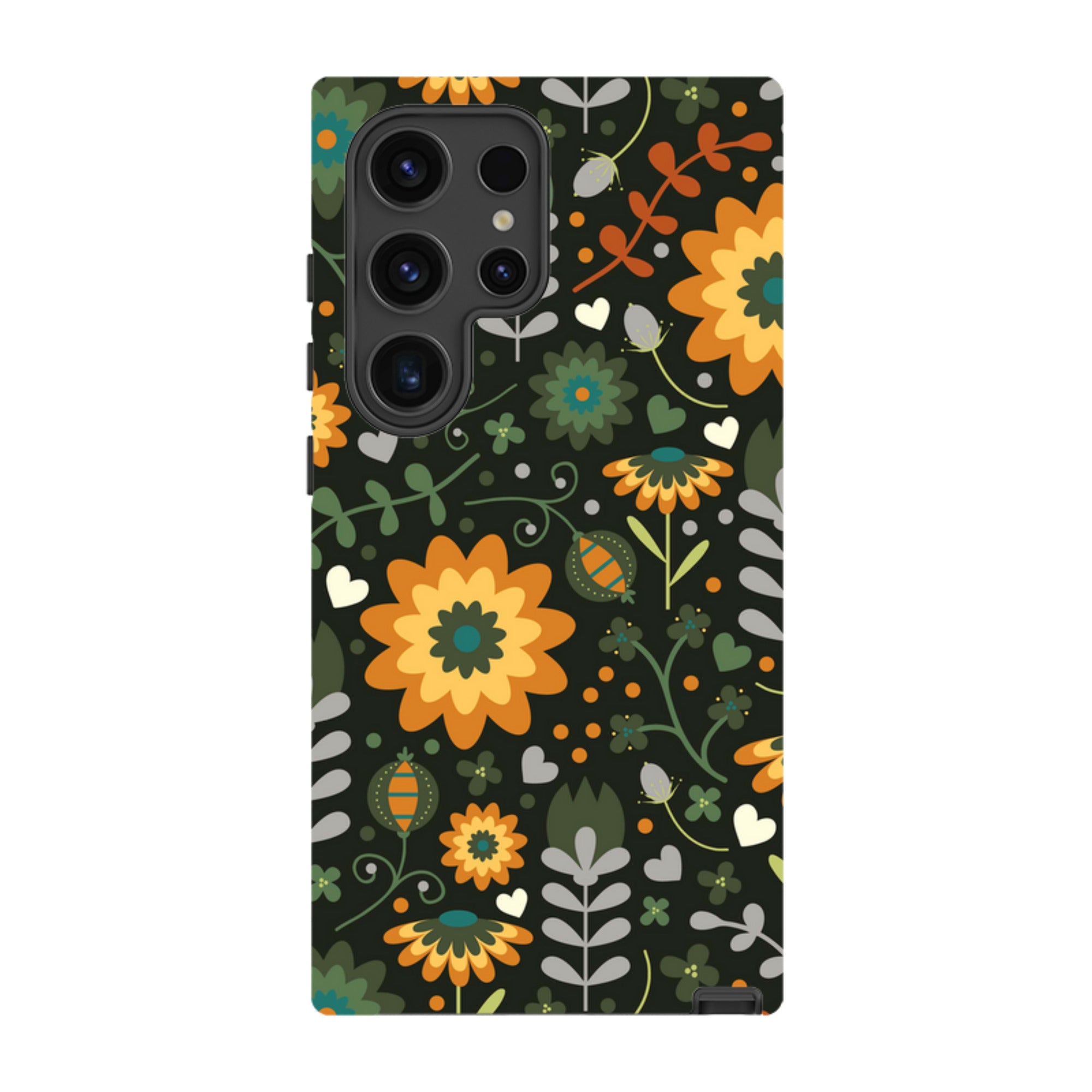 Samsung Tough Case - Dark Floral By Suzy Taylor