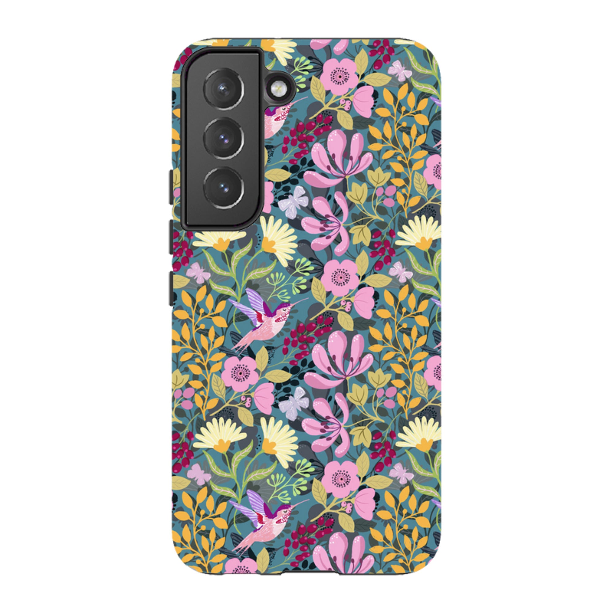 Samsung Tough Case - Hummingbird Pattern By Bex Parkin