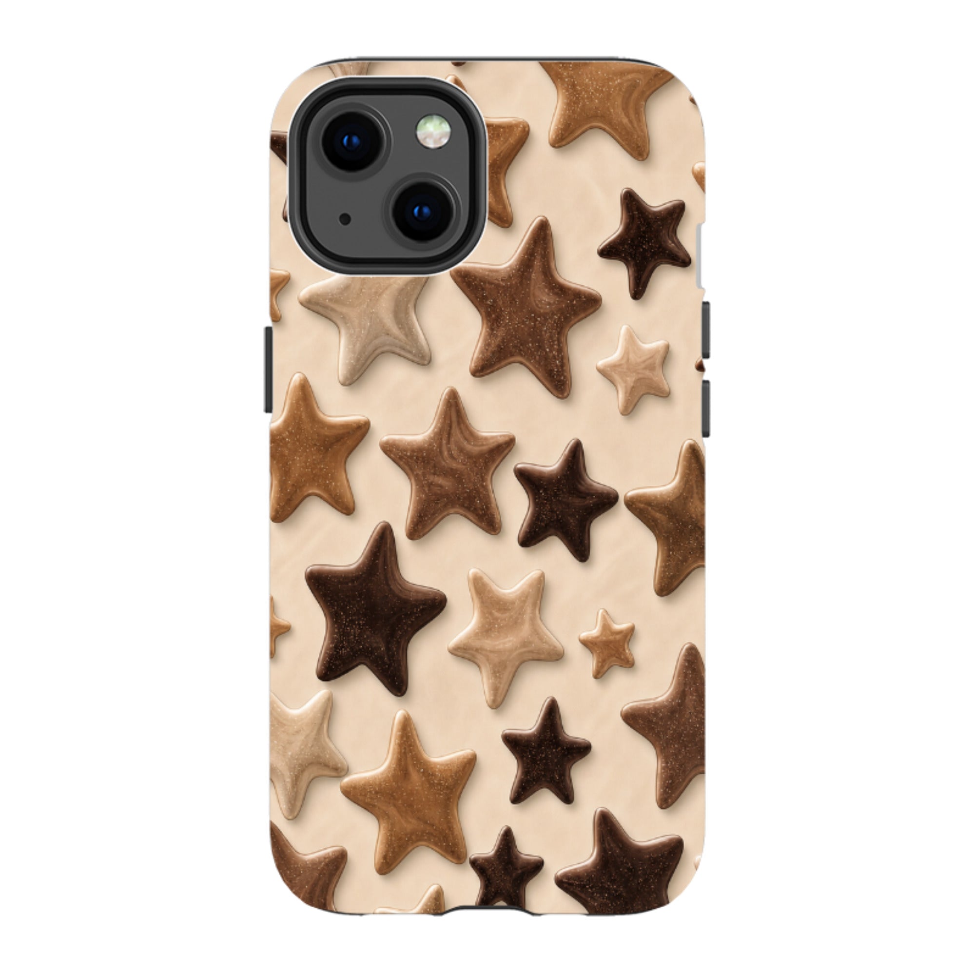 iPhone Tough Case - Brown Star