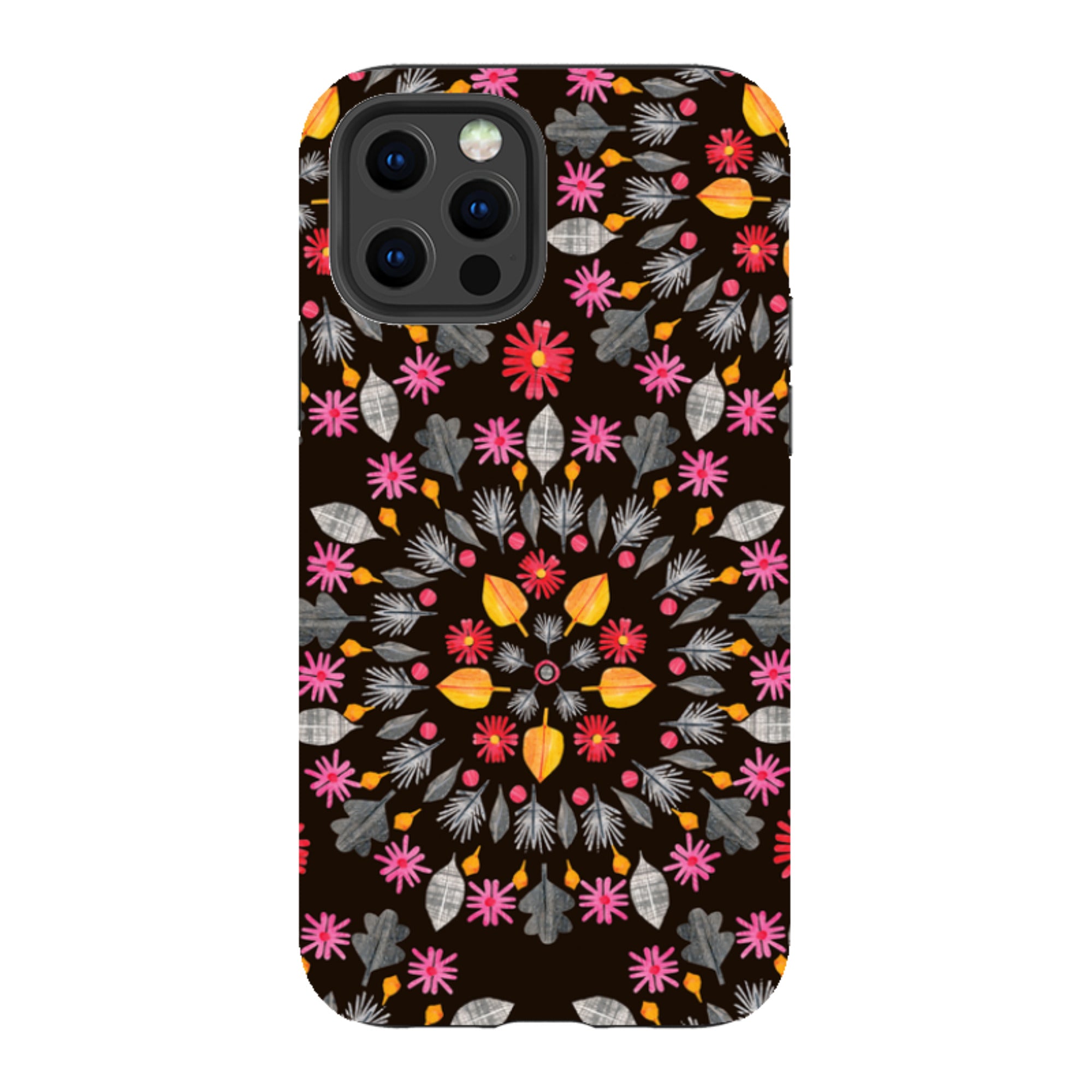 iPhone Tough Case - Autumn Mandala By Tracey English
