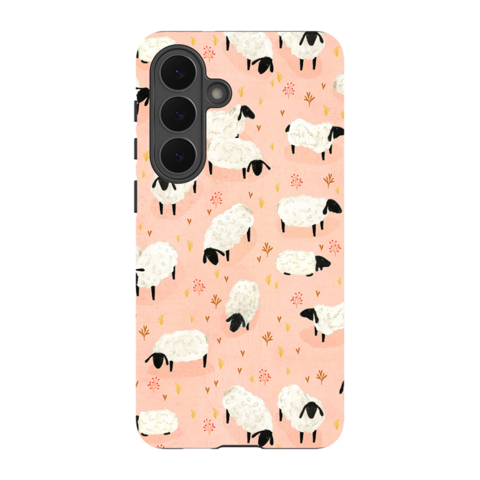Samsung Tough Case - Sheep Pink By Katherine Quinn