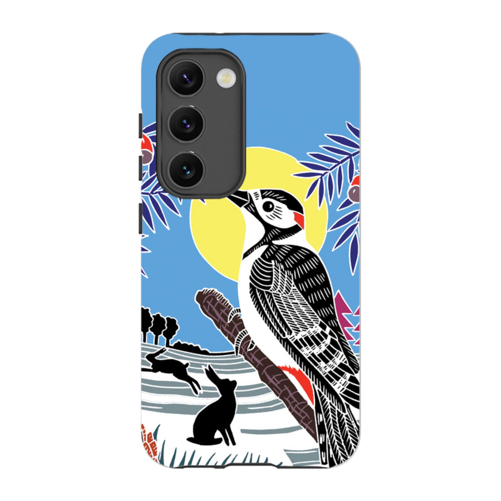 Samsung Tough Case - Woodpecker Yellow By Kate Heiss