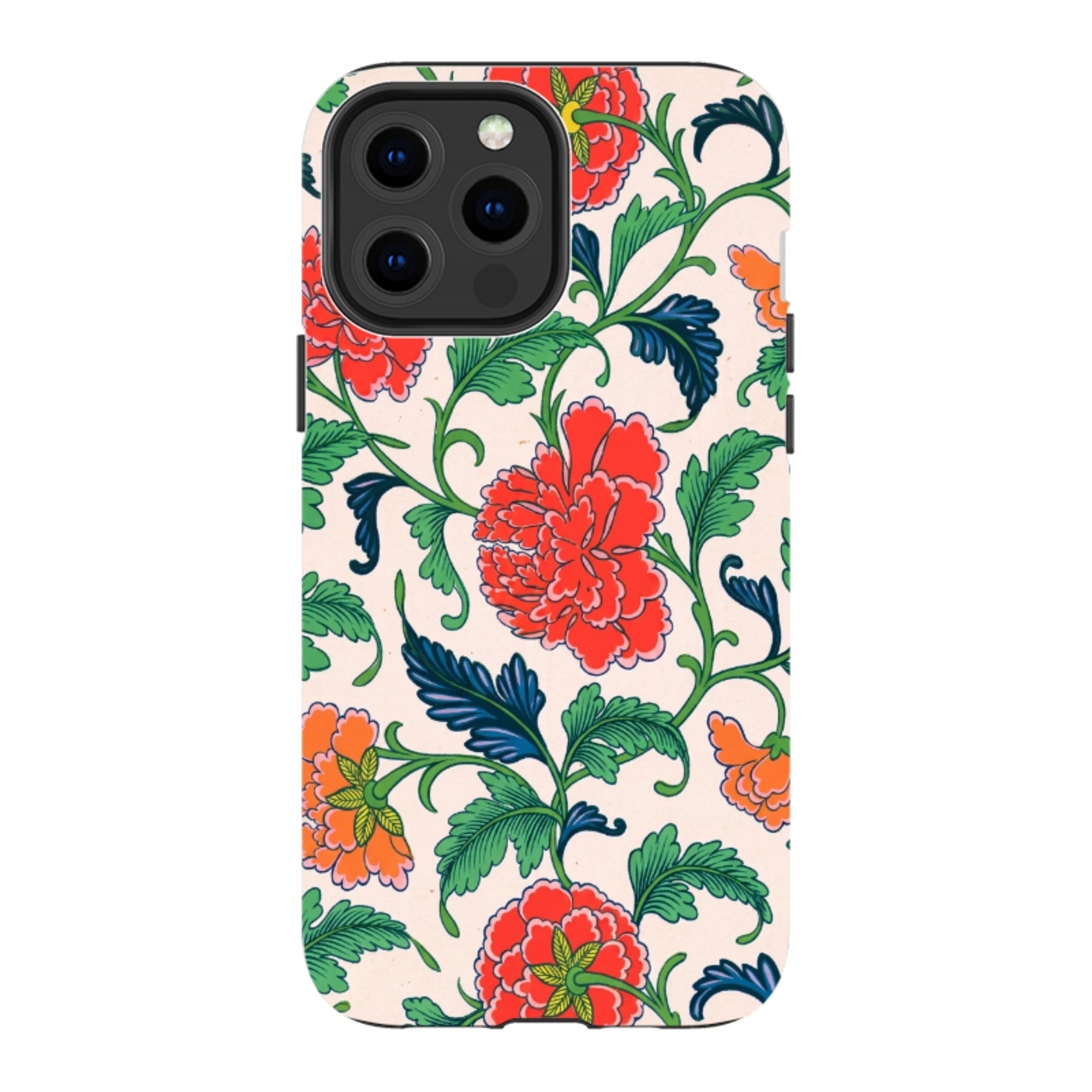 iPhone Tough Case - Vintage Peony Floral