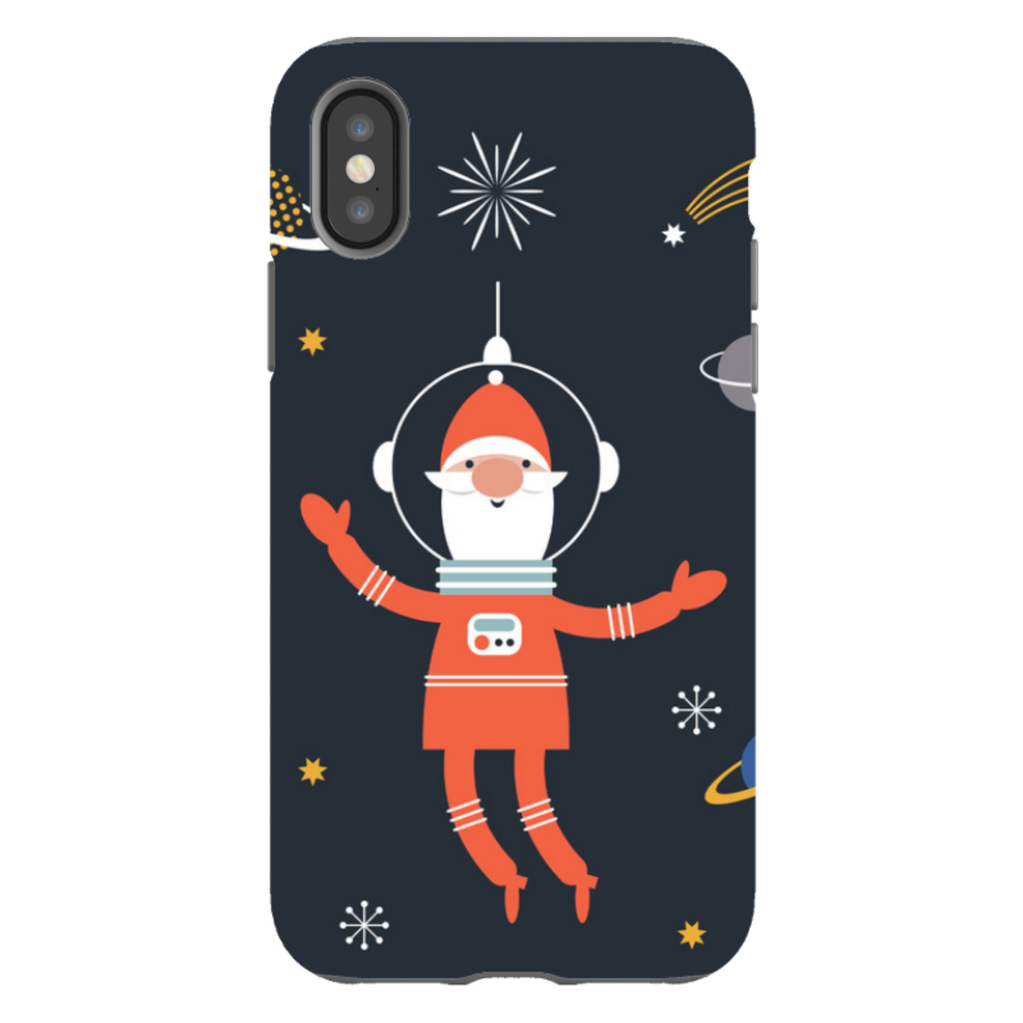 iPhone Tough Case - Cosmic Santa