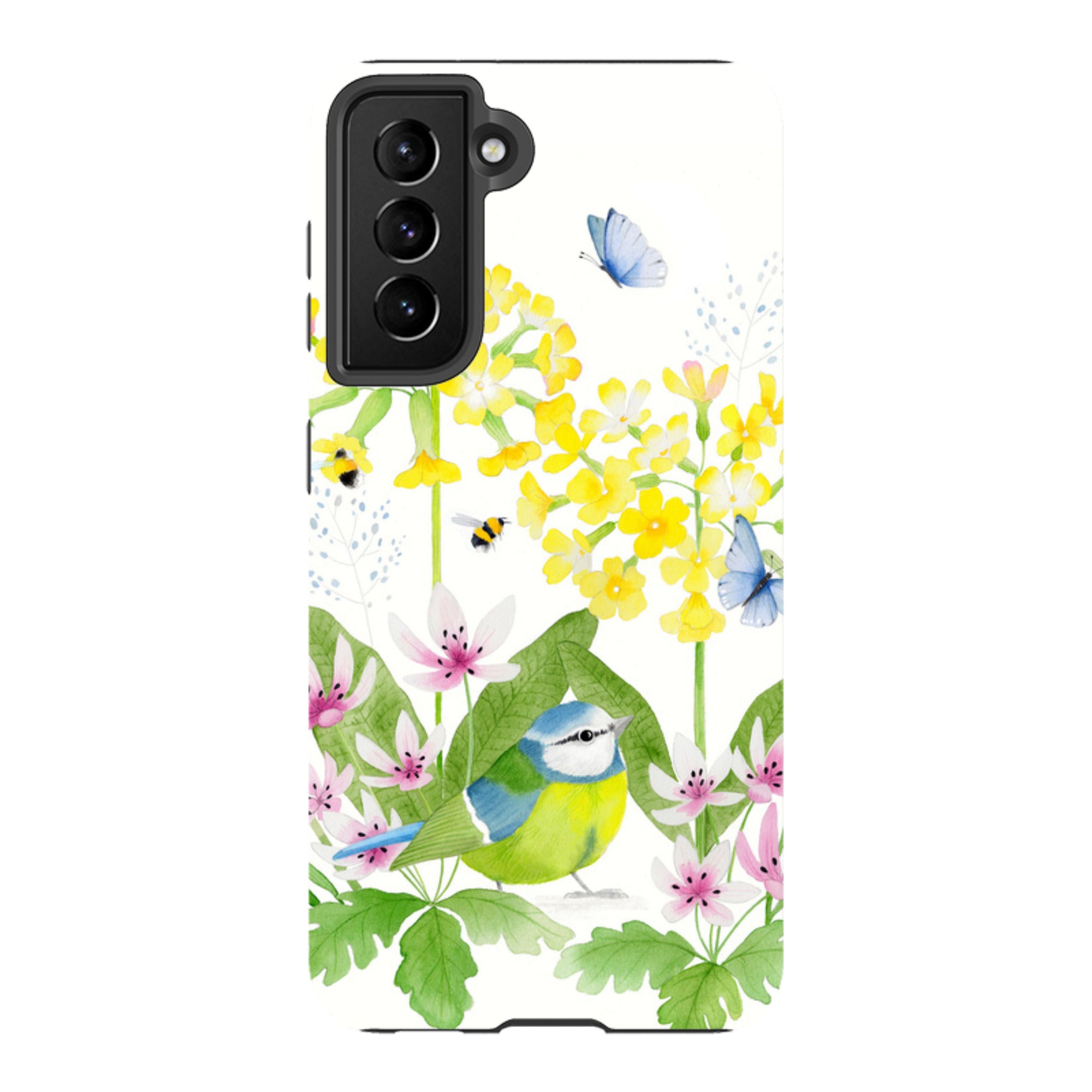 Samsung Tough Case - Blue Tit Garden By Bex Parkin