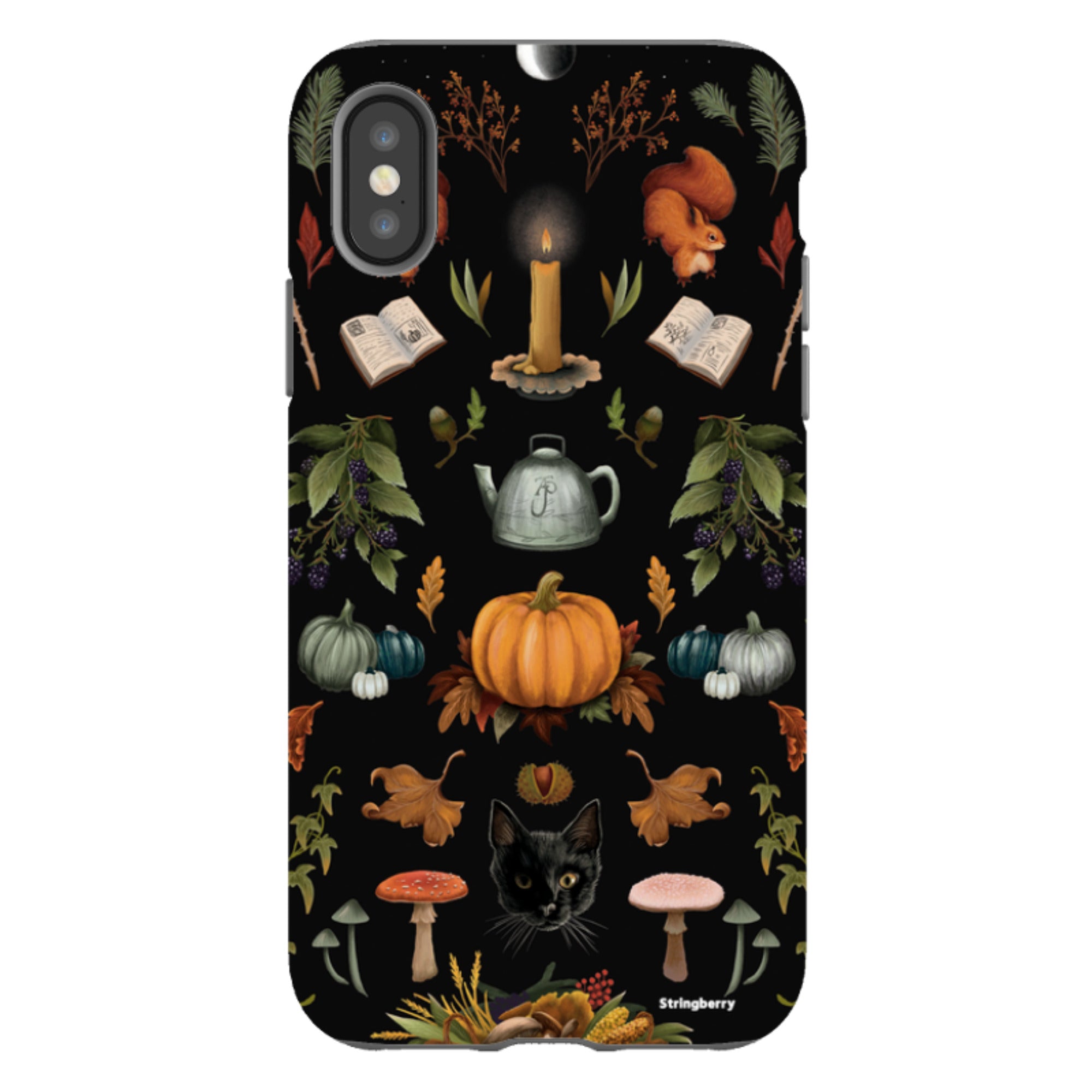 iPhone Tough Case - Autumn Pattern II By Anna Stead