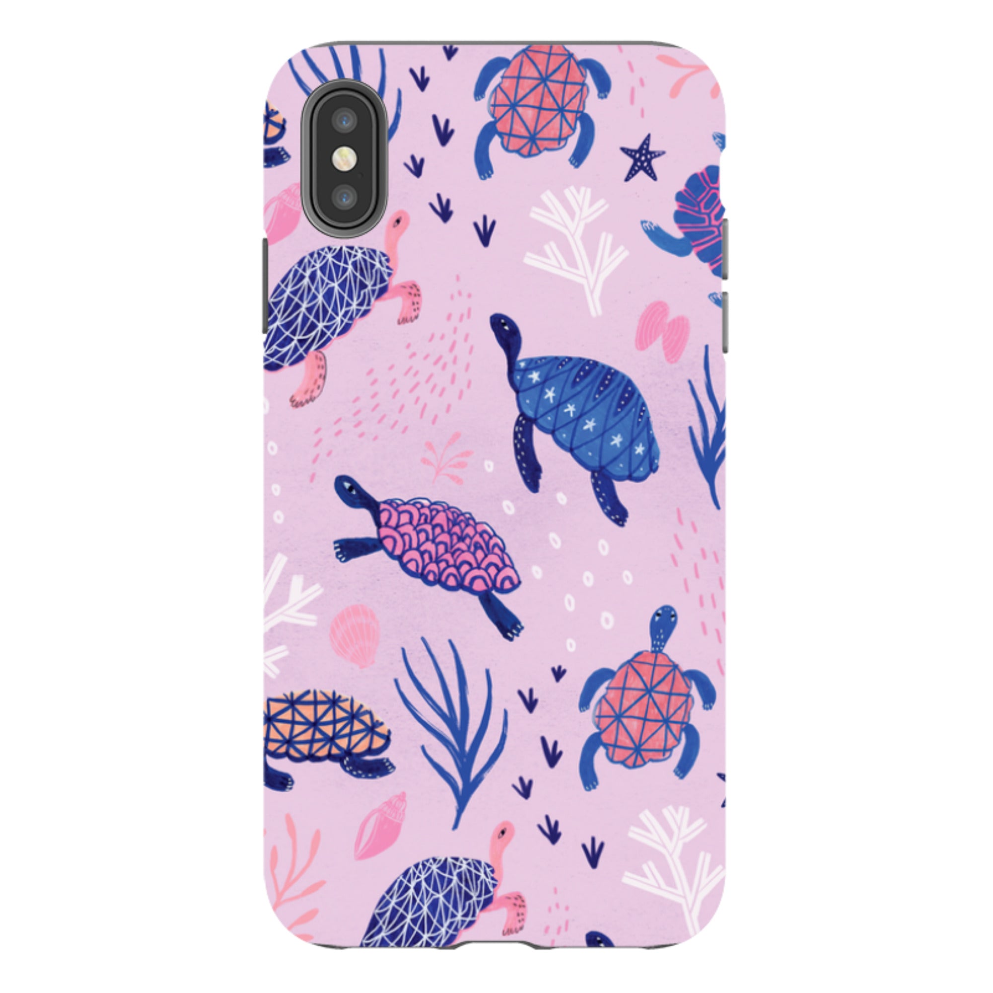 iPhone Tough Case - Turtles By Lee Foster Wilson