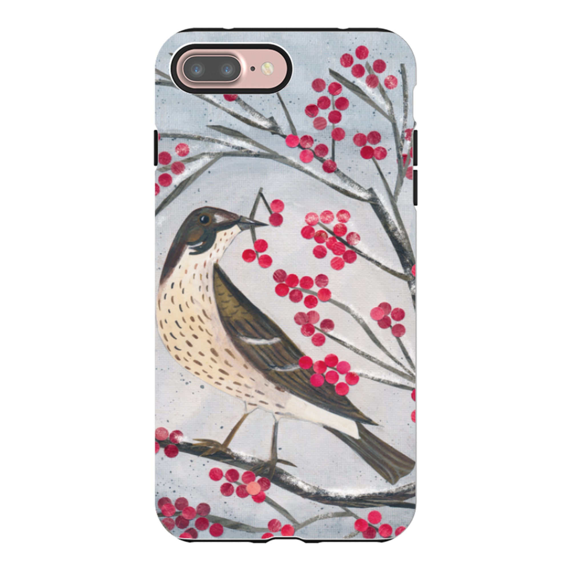 iPhone Tough Case - Mistle Thrush By Tracey English