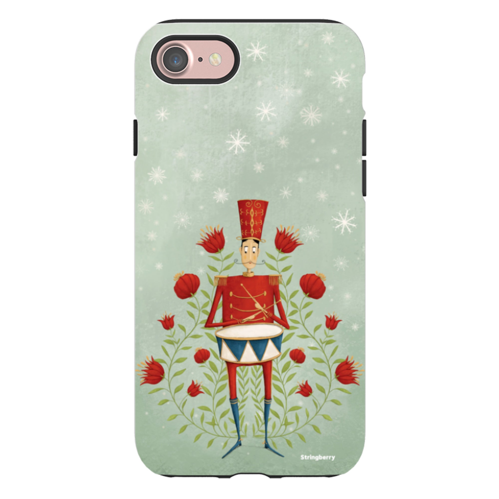 iPhone Tough Case - Drummer Aqua By Maja Lindberg