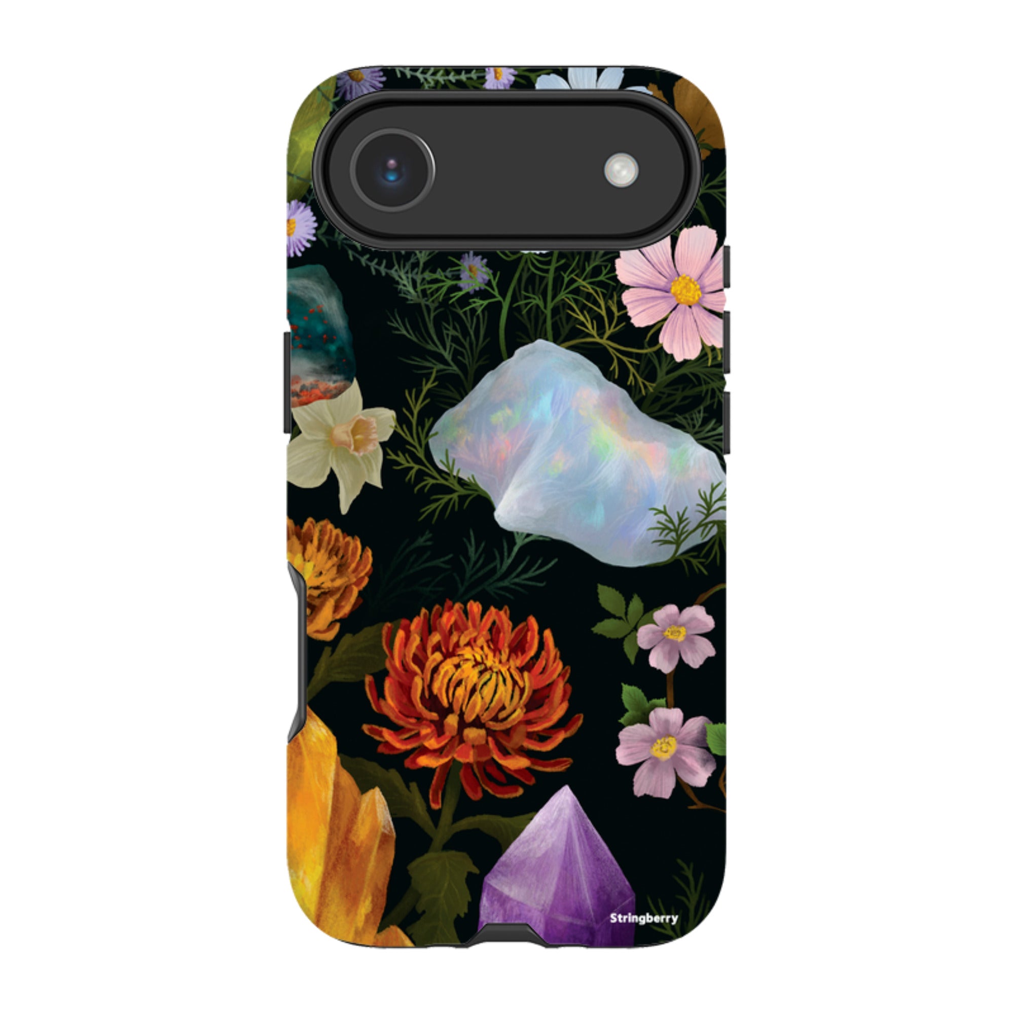 iPhone MagSafe Tough Case - Crystal Flowers By Anna Stead
