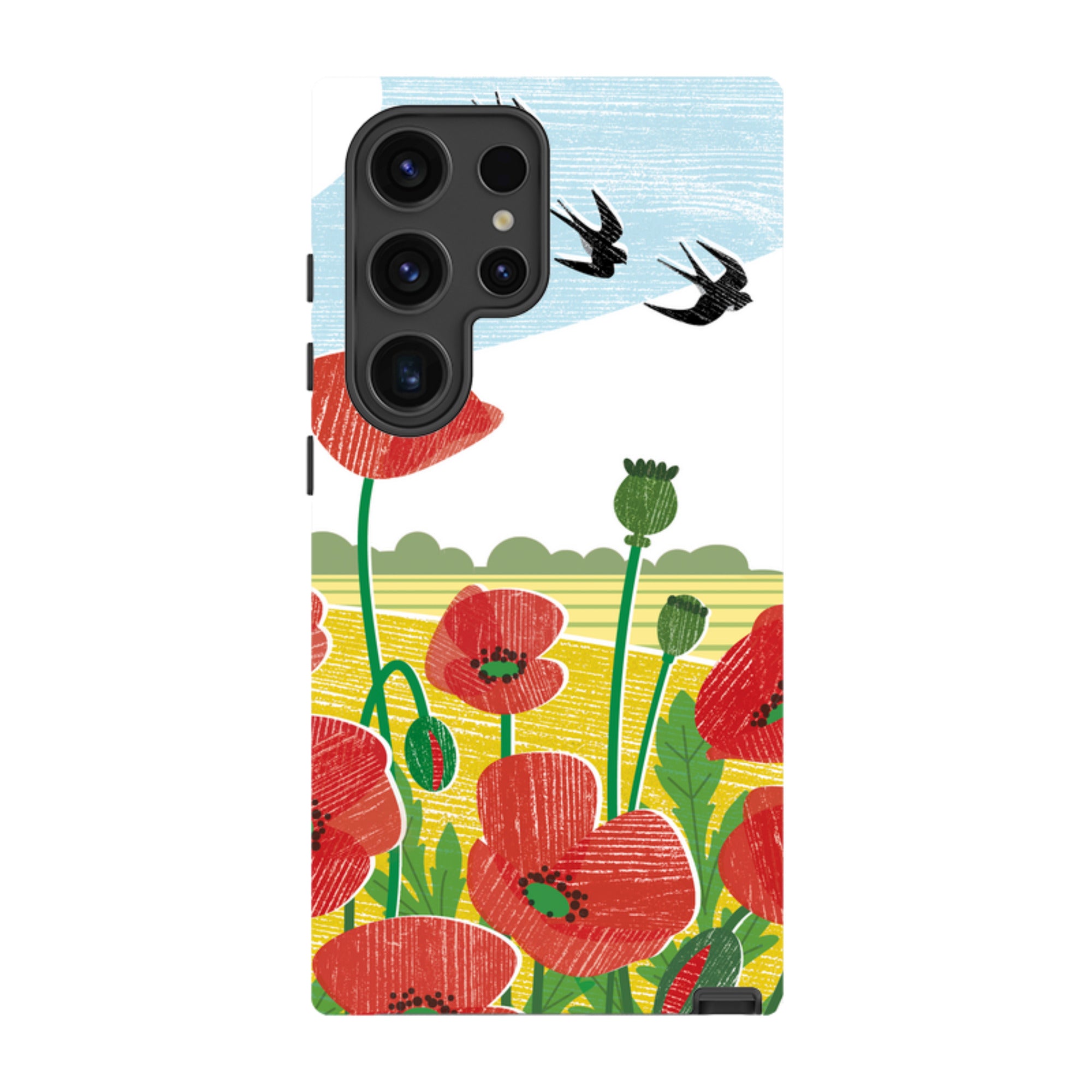 Samsung Tough Case - Poppy Fields By Liane Payne