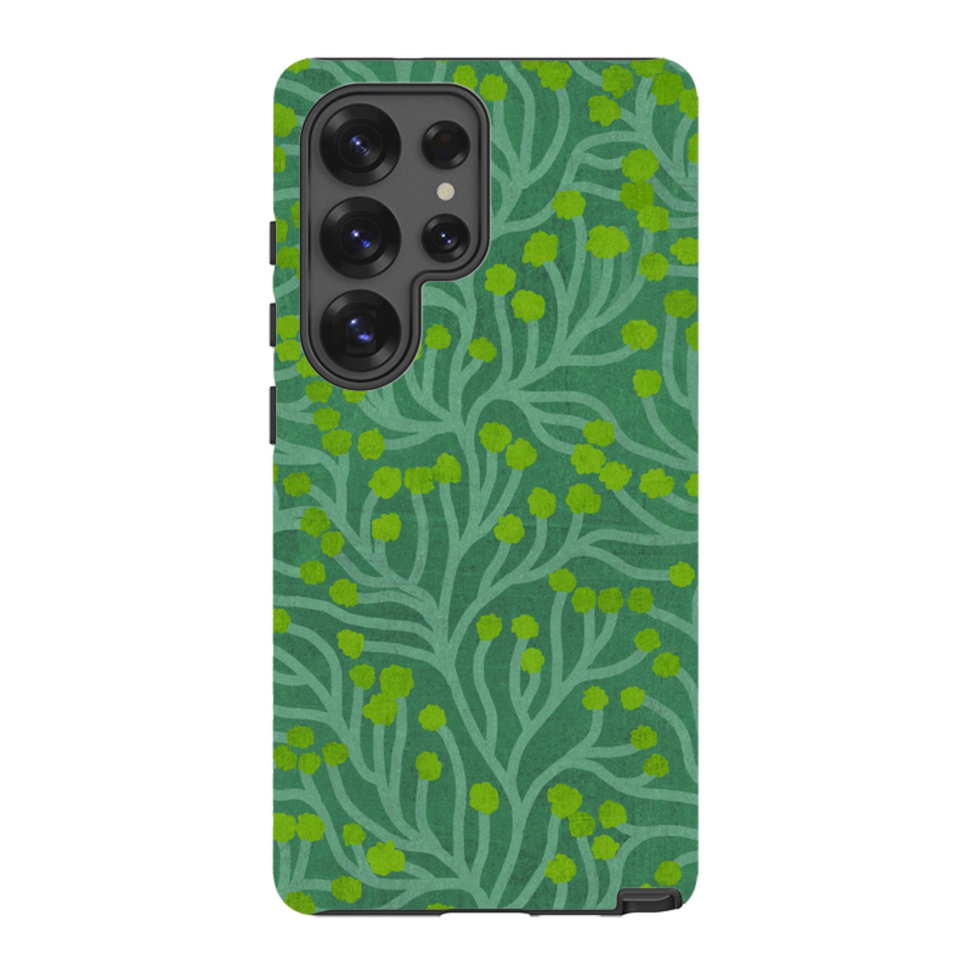 Samsung Tough Case - Vine Green And Teal By Katherine Quinn