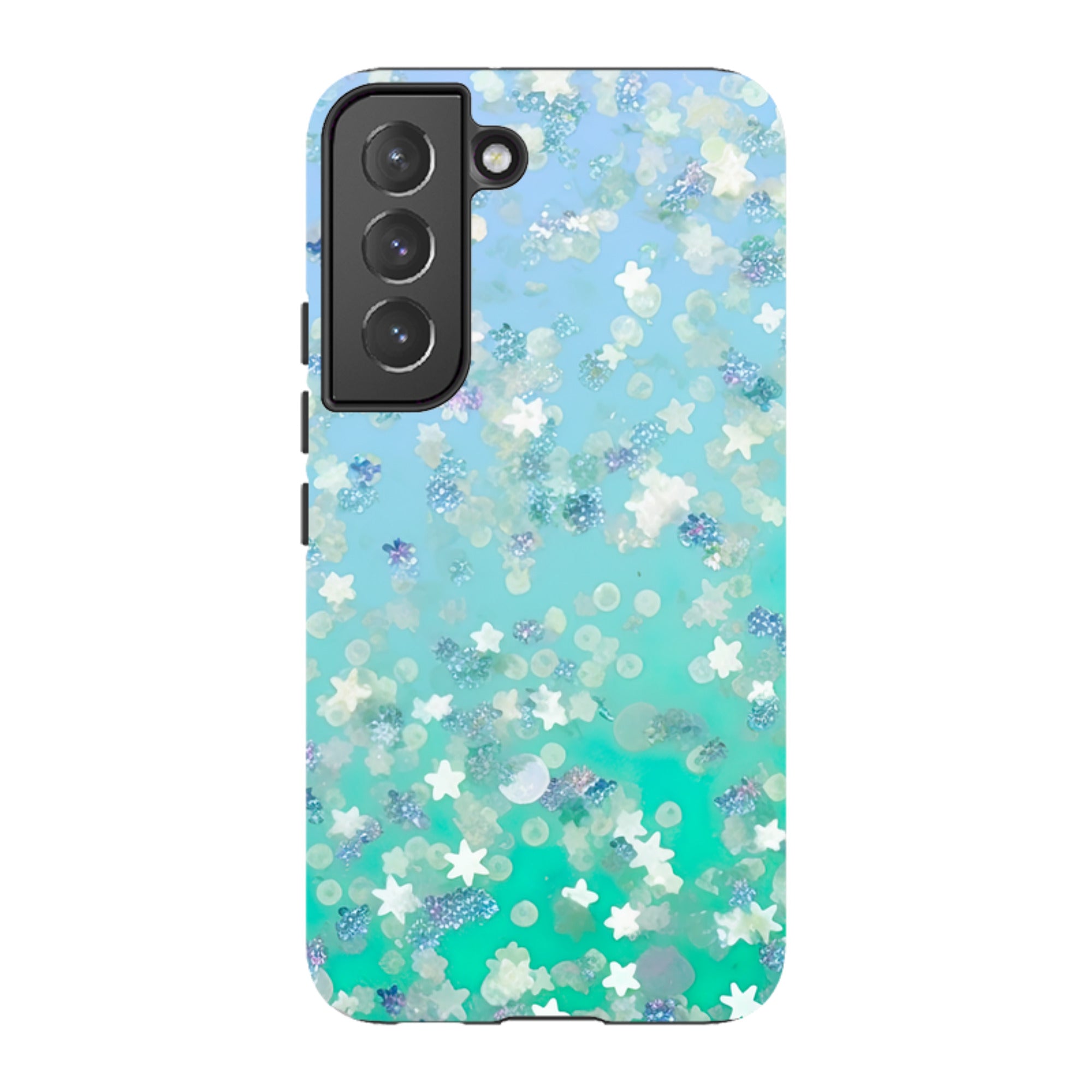 Samsung Tough Case - Green Stars