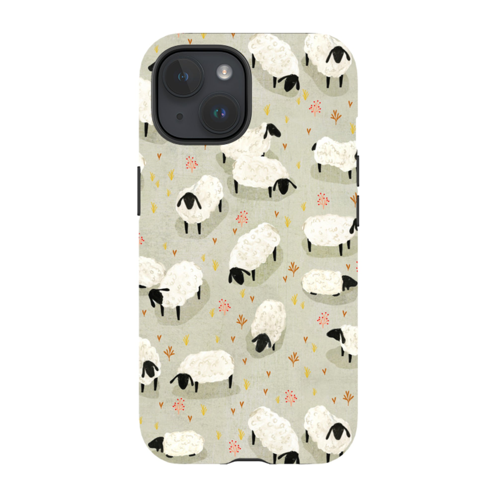 iPhone MagSafe Tough Case - Sheep Grey By Katherine Quinn
