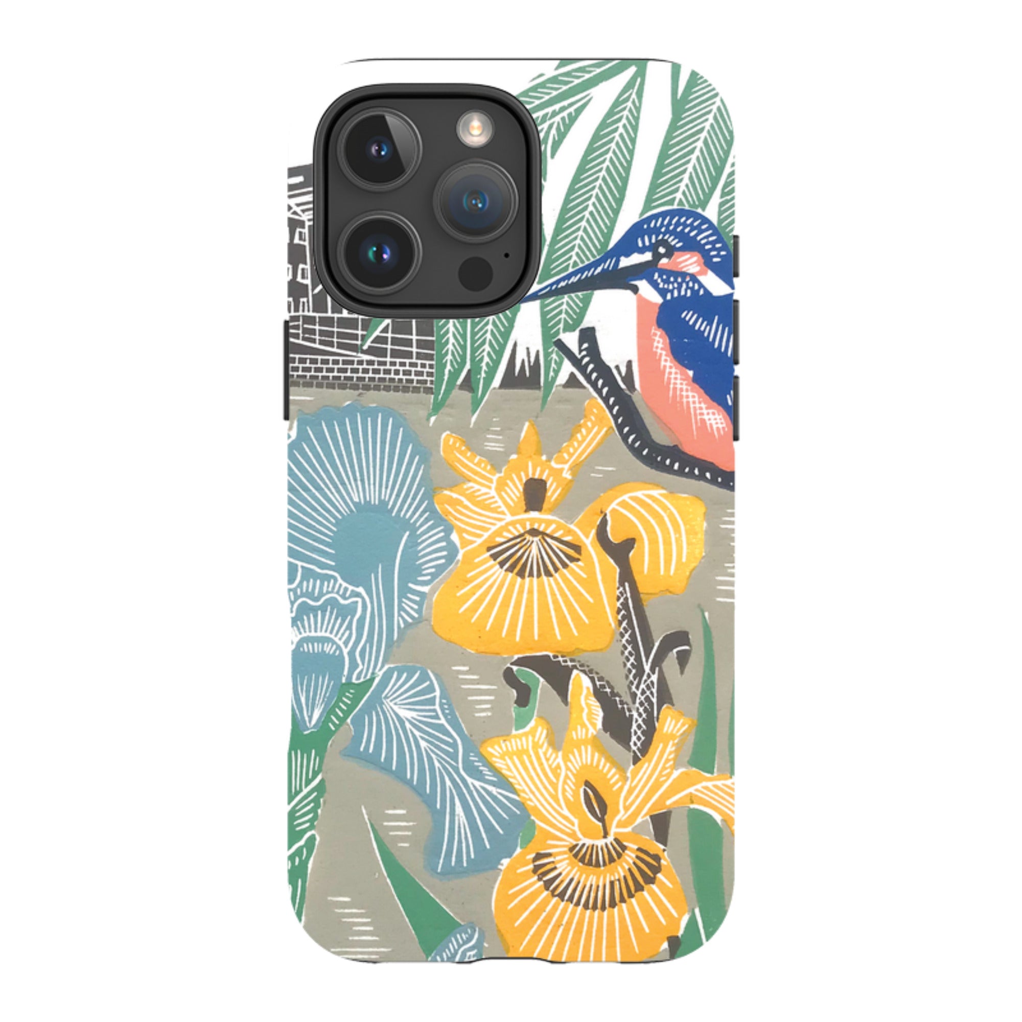 iPhone Tough Case - Kingfisher At The Mill By Kate Heiss
