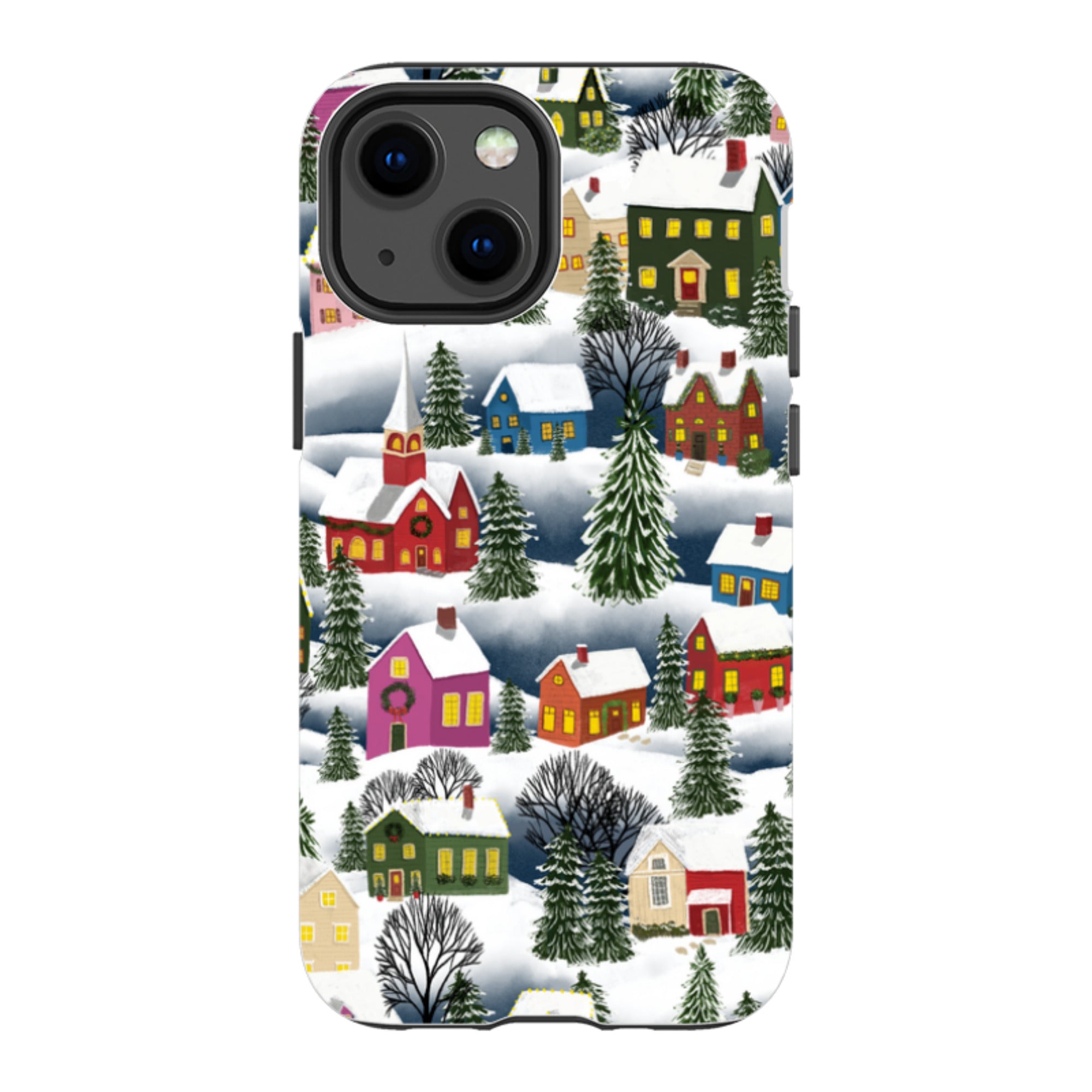 iPhone Tough Case - Advent Street Town By Abby Jacobs