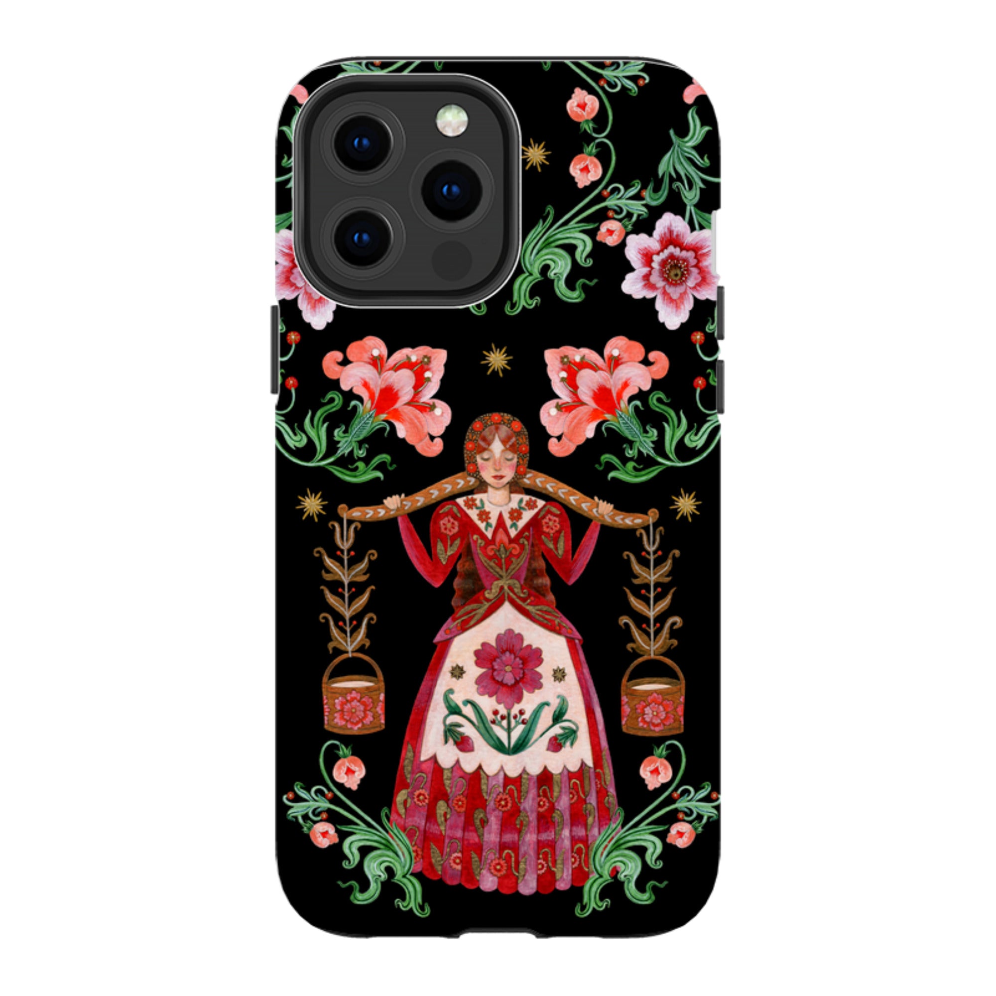 iPhone MagSafe Tough Case - Eight Maids A Milking By Maria Matos