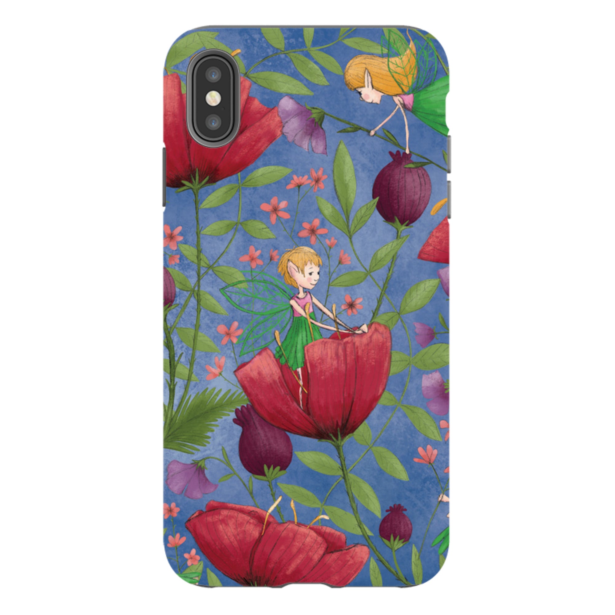 iPhone Tough Case - Fairies And Flowers By Maja Lindberg
