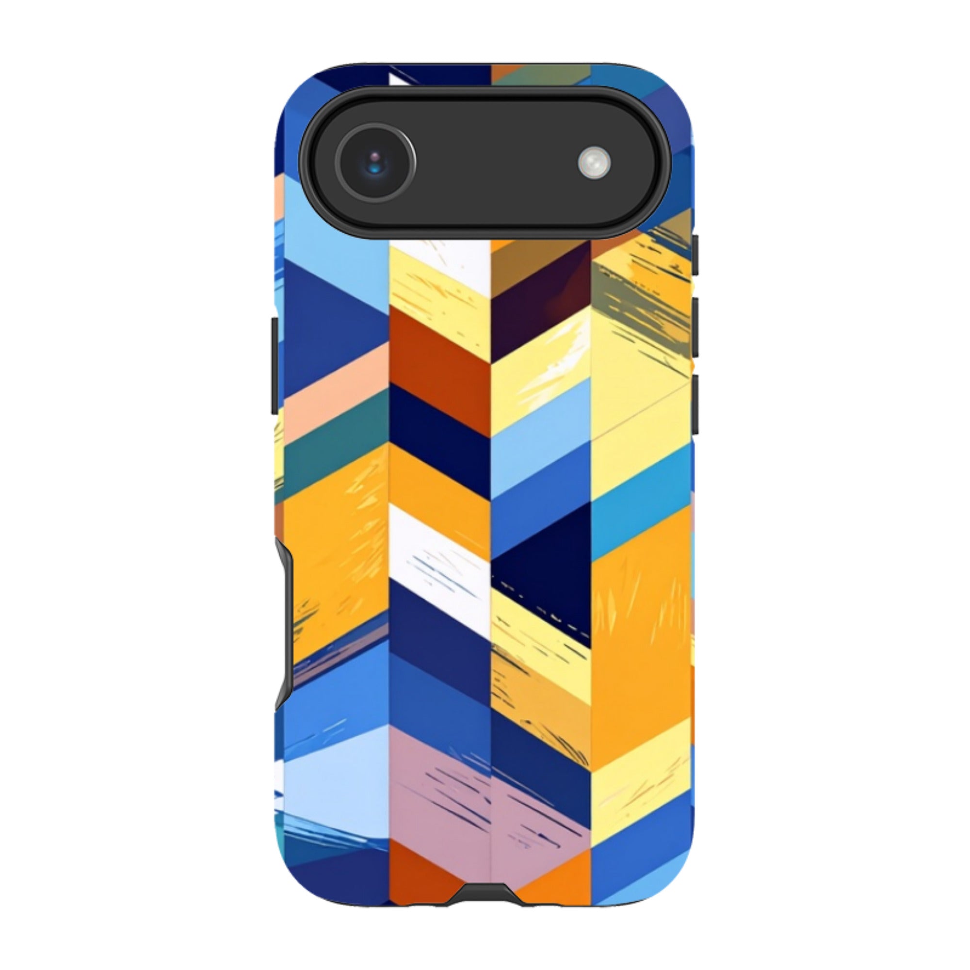 iPhone MagSafe Tough Case - Technicolour Stripes