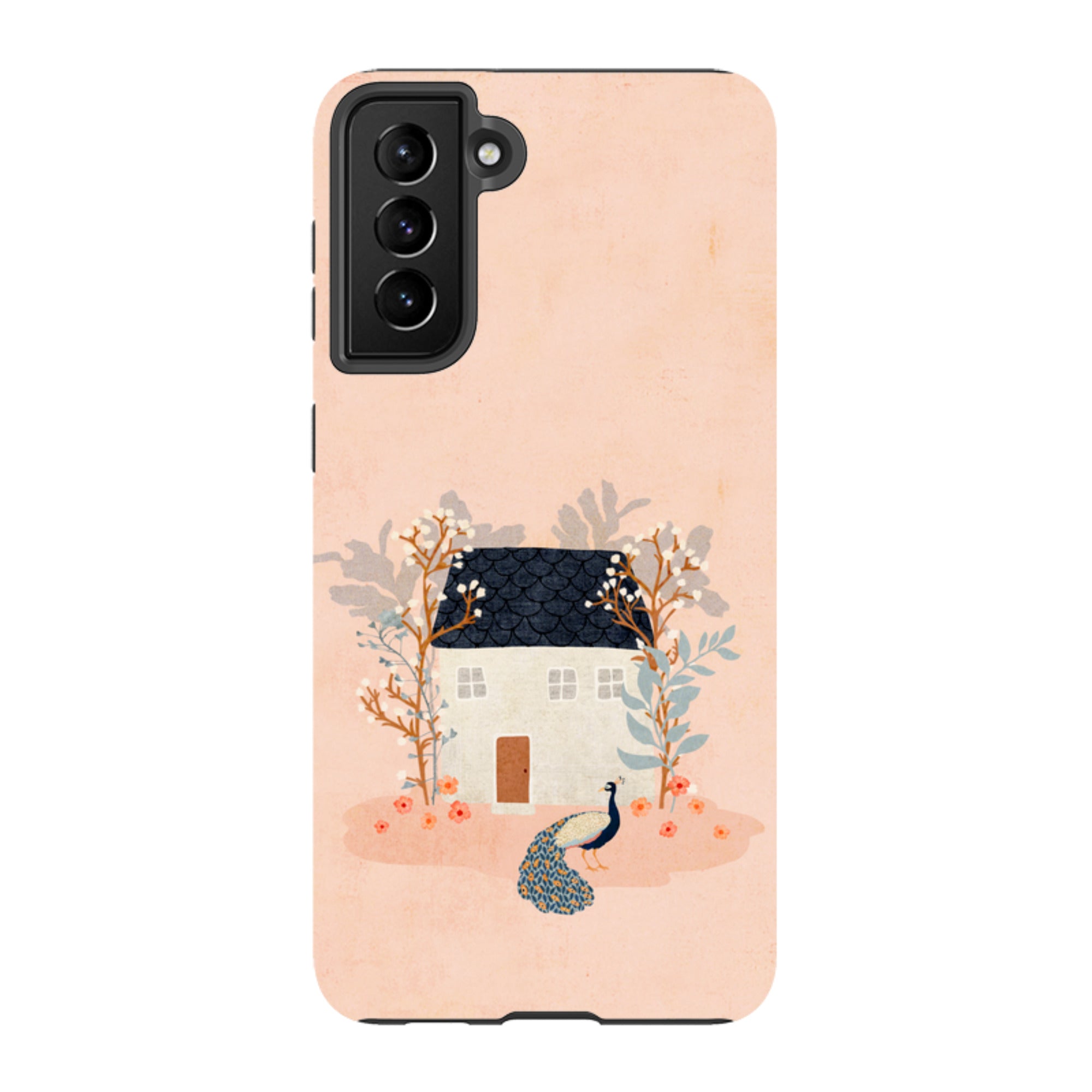 Samsung Tough Case - Home Pink By Katherine Quinn