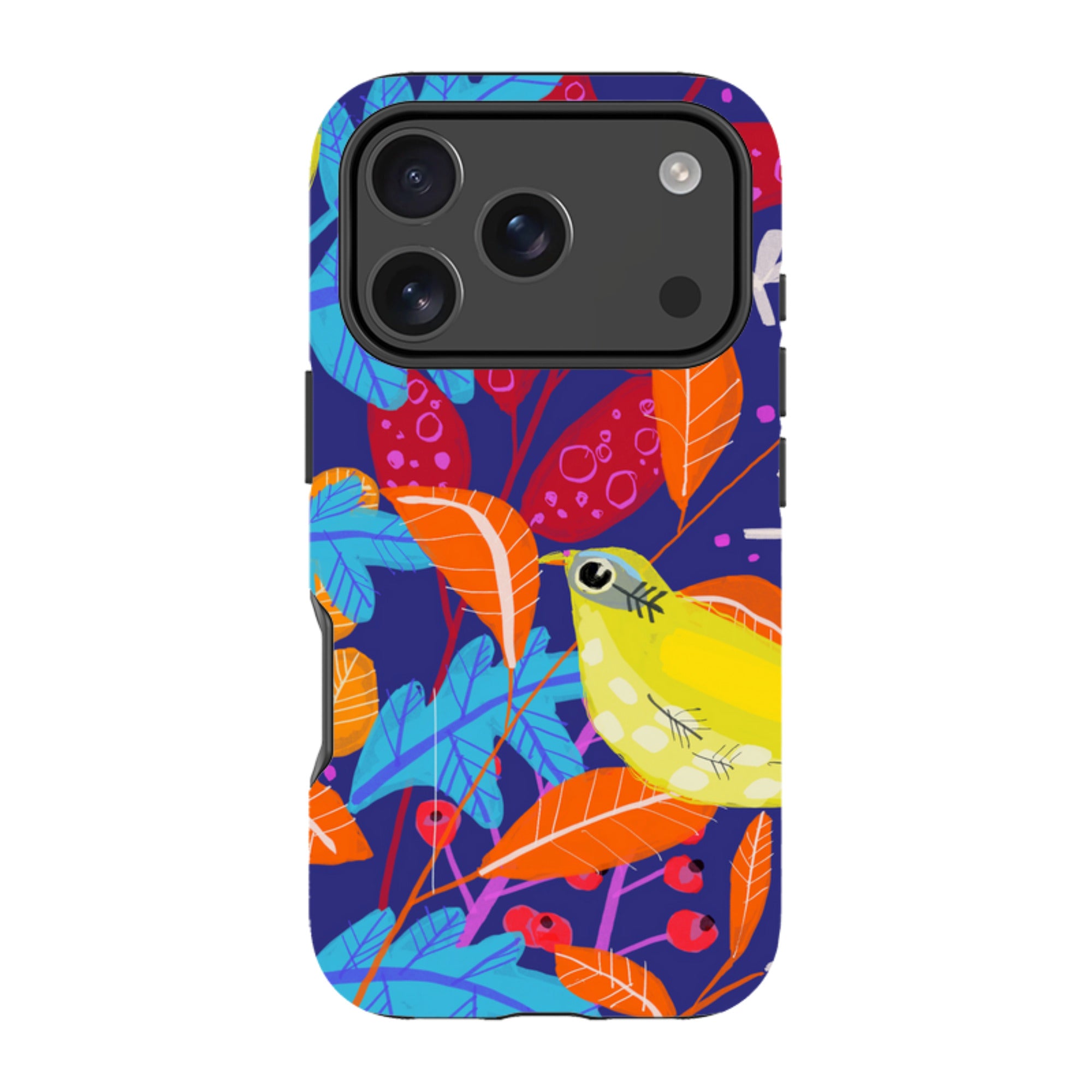 iPhone Tough Case - Yellow Bird By Claire West
