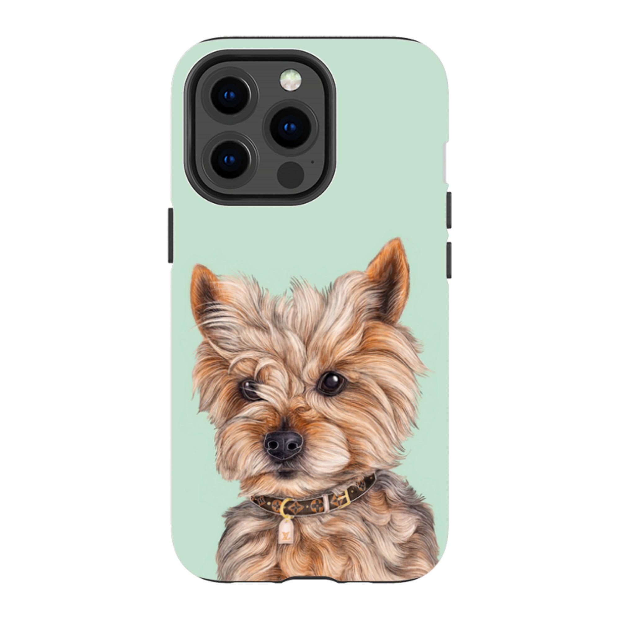 iPhone MagSafe Tough Case - Yorkie By Catherine Rowe