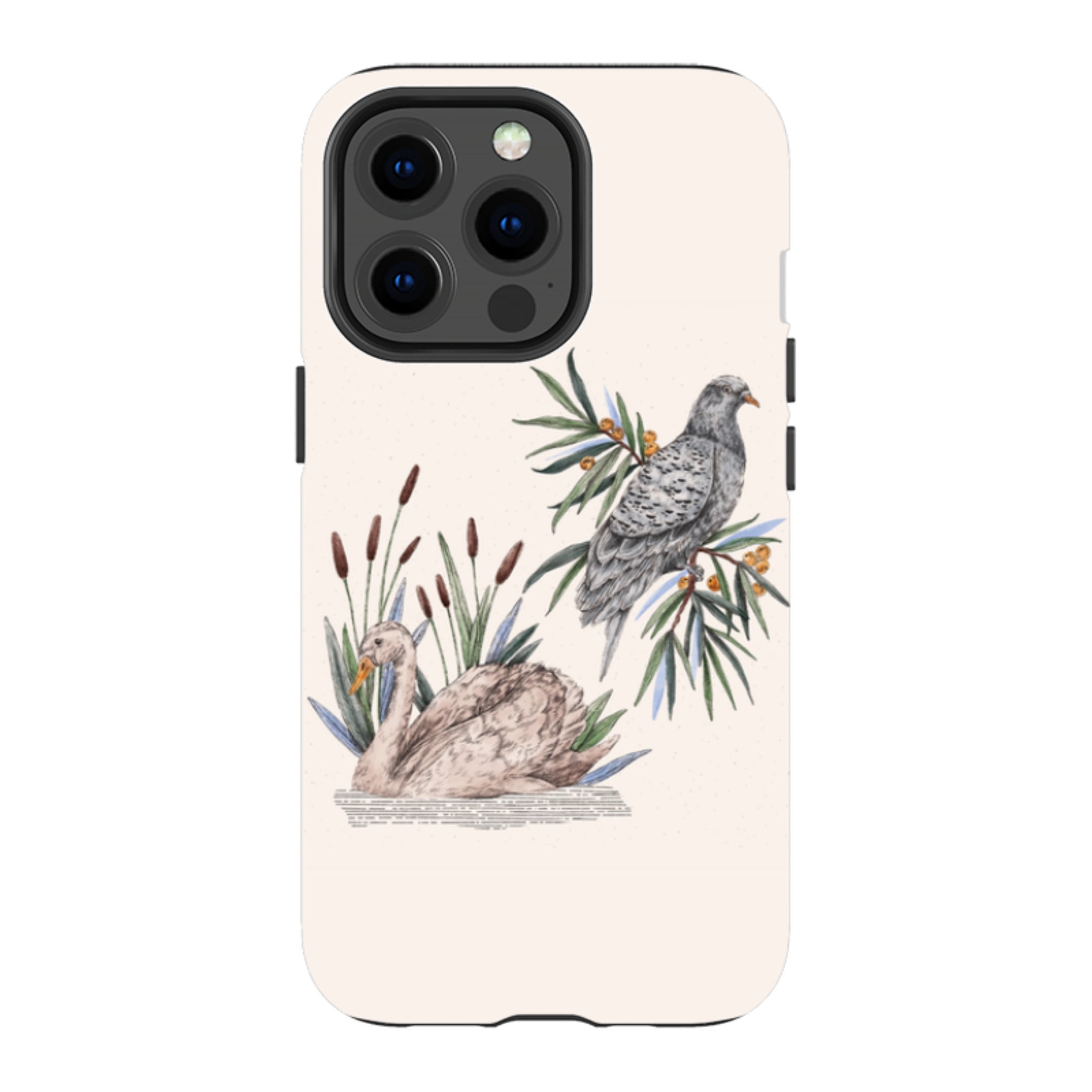 iPhone MagSafe Tough Case -  Swan Pigeon By Jade Mosinski